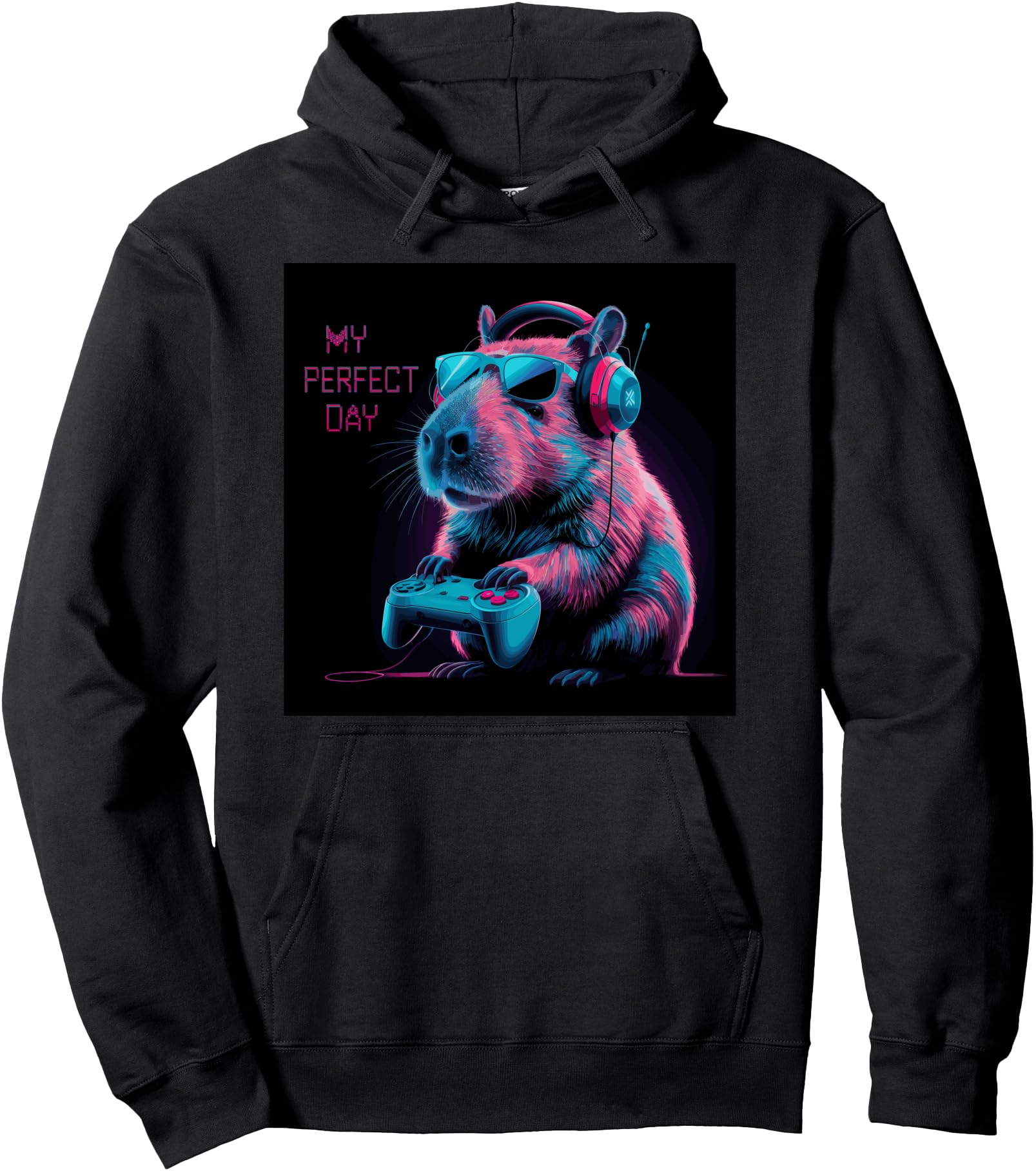 Capybara Stuff Girls Boy Capybara Costume Outfit Cappy Barra Pullover Hoodie