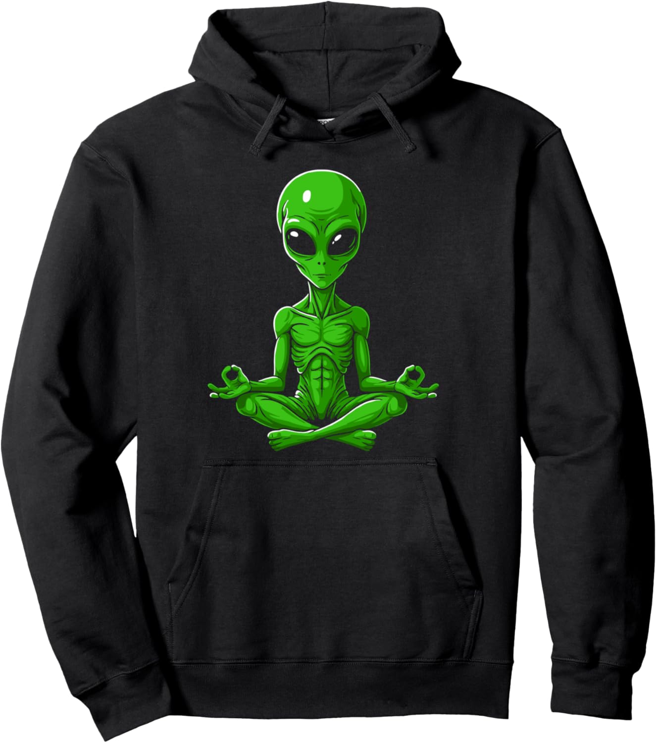 Alien yoga pose meditation yoga lovers gifts women men Pullover Hoodie