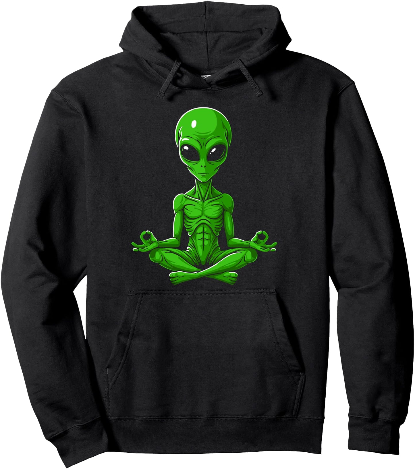 Alien yoga pose meditation yoga lovers gifts women men Pullover Hoodie