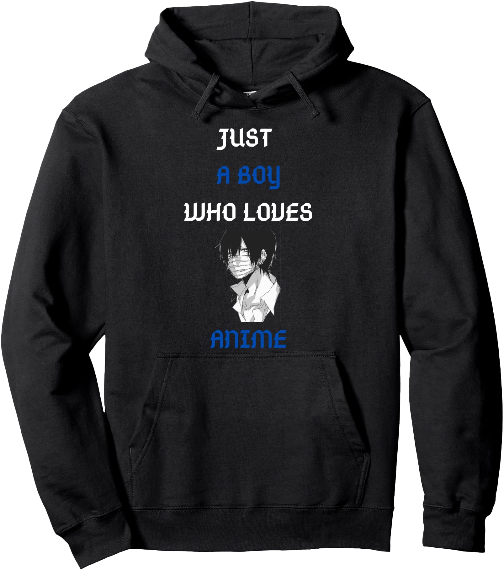 Just A Boy Who Loves Anime Hoodie - Boy Who Loves Anime Pullover Hoodie