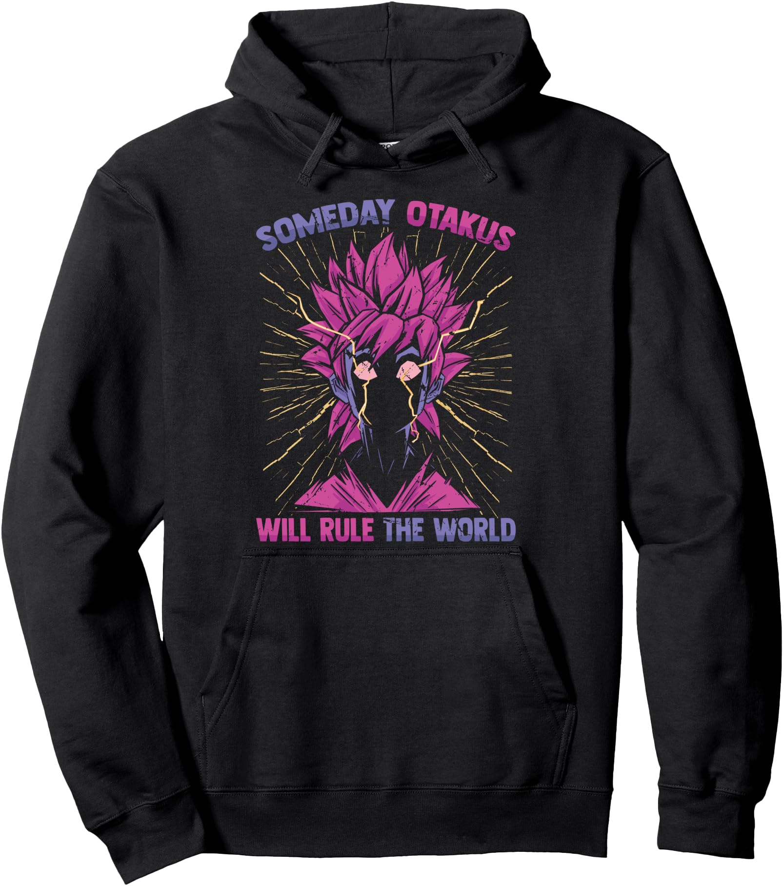 Someday Otakus Wil Rule The World - Kawaii Anime Manga Pullover Hoodie