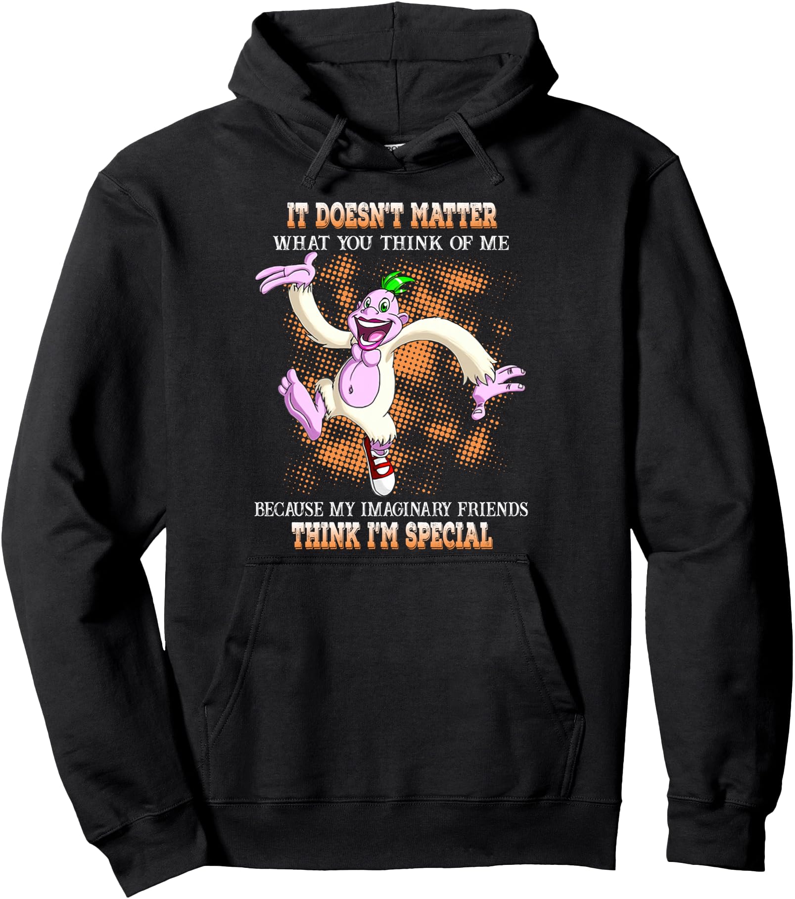 It Doesn't Matter What You Think Of Me Because My Imaginary Pullover Hoodie