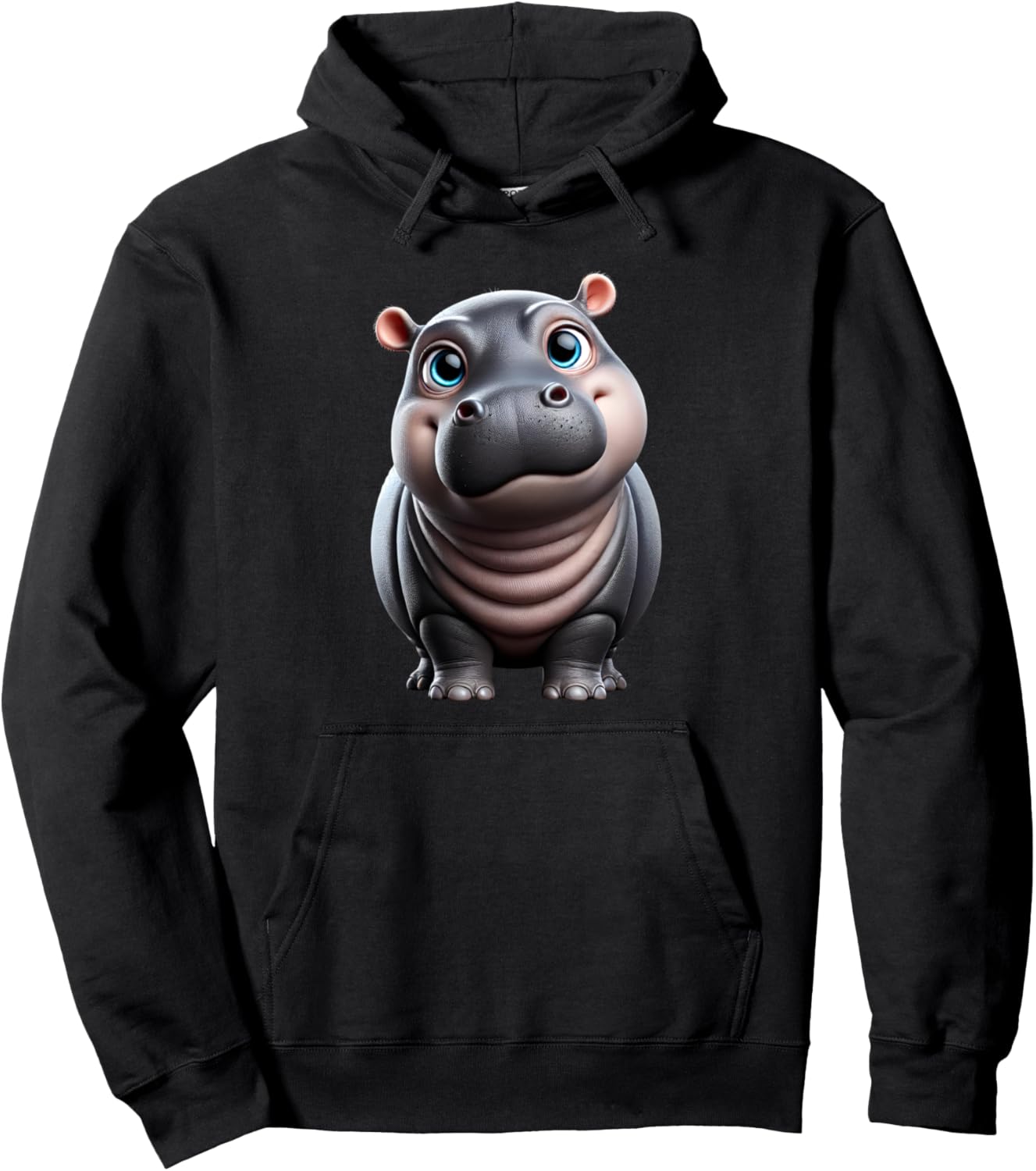 Cute Hippo For Boys Girls Cute Hippo Pullover Hoodie