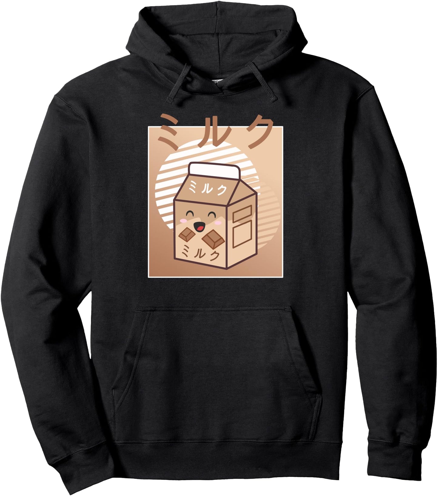 Kawaii Milk Retro Japanese Chocolate Milkshake Anime Pullover Hoodie