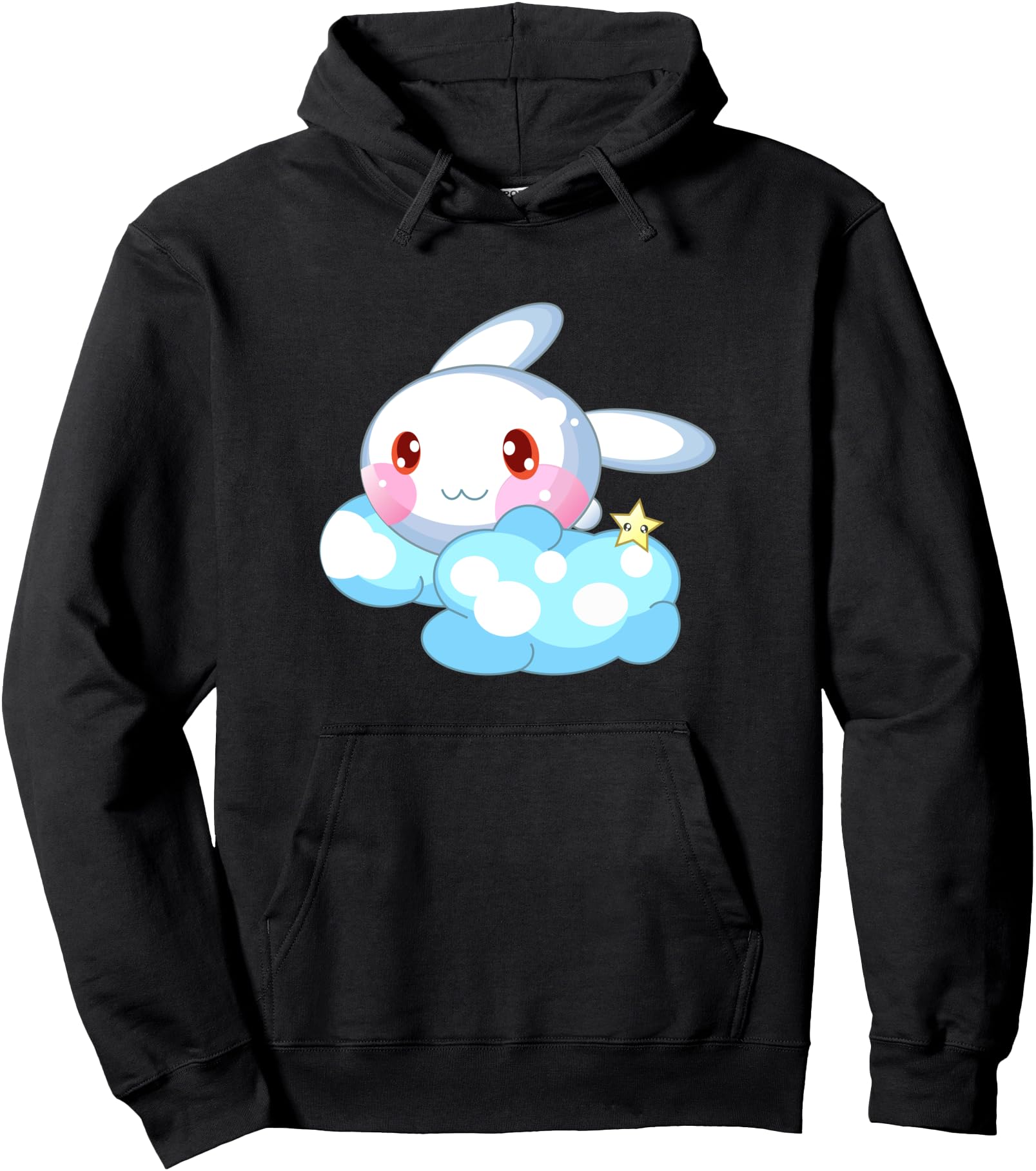 Pastel Goth Kawaii Bunny Cute Japanese Anime Menhera Pullover Hoodie