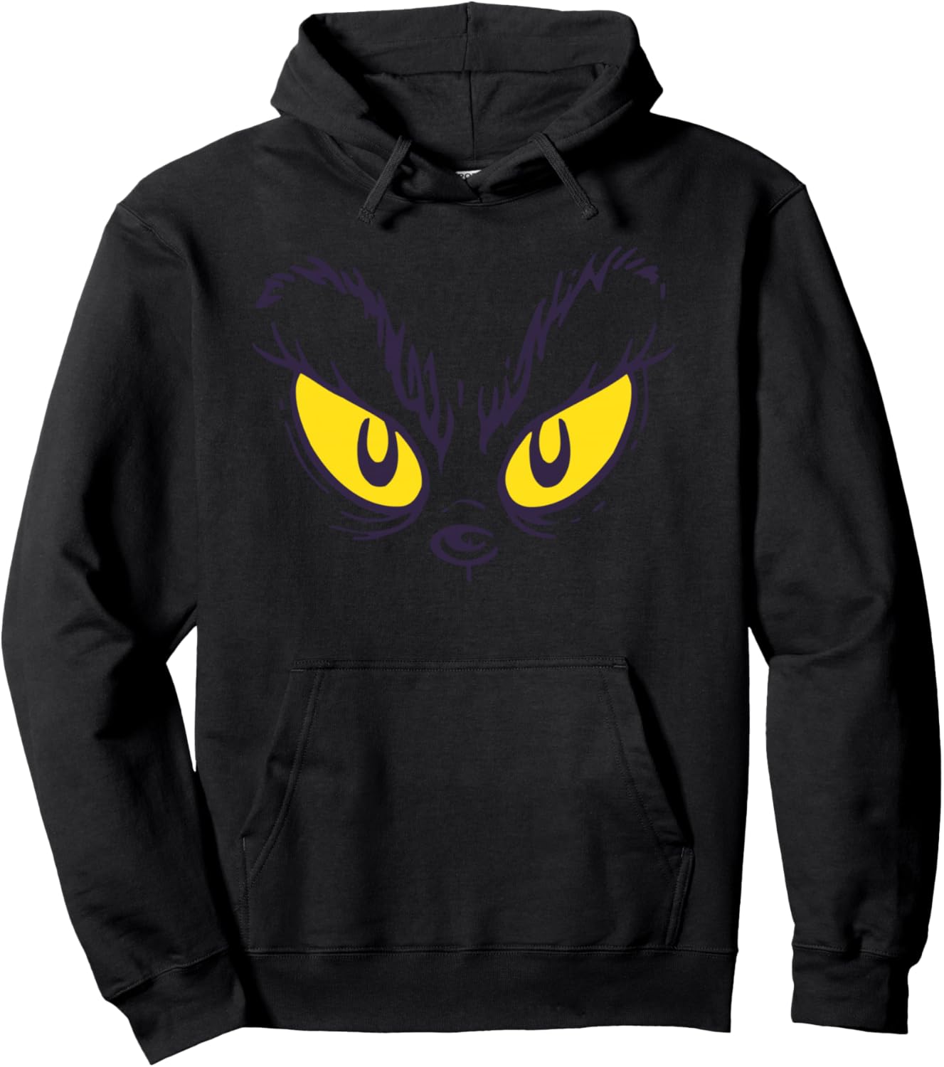 Halloween Grinch Eyes Pullover Hoodie