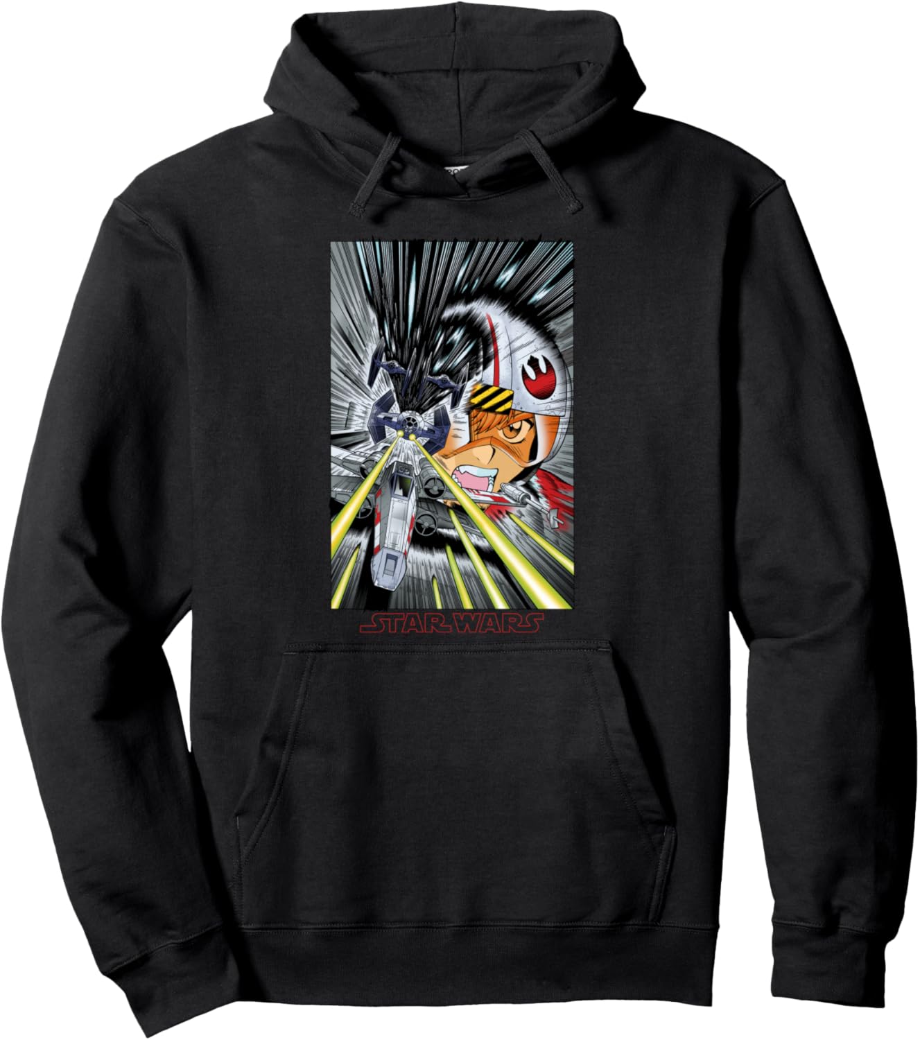 Star Wars Rebel Pilot Anime Poster Pullover Hoodie