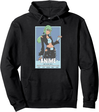 Authentic Notable Ingenious Magical Empathic Anime Meaning Pullover Hoodie