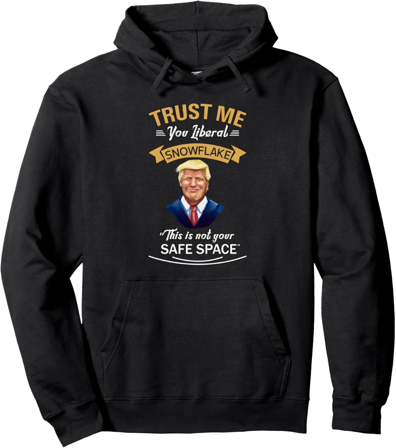 Christmas Political Humor Xmas Saying Pro Trump Anti Biden Pullover Hoodie