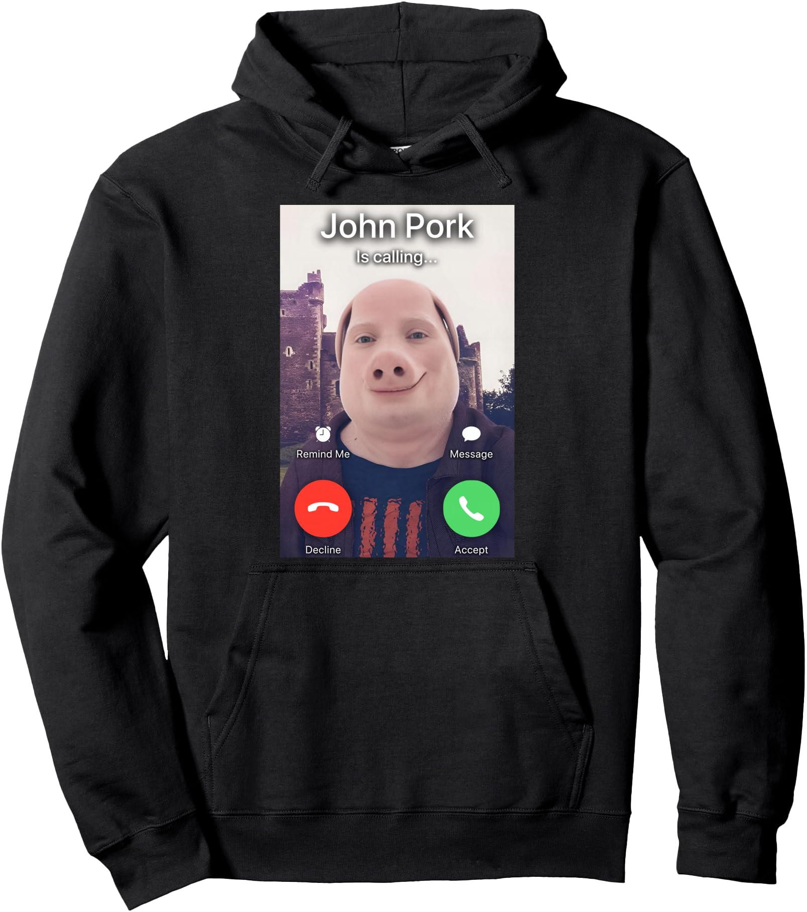 John Pork Is Calling Pullover Hoodie