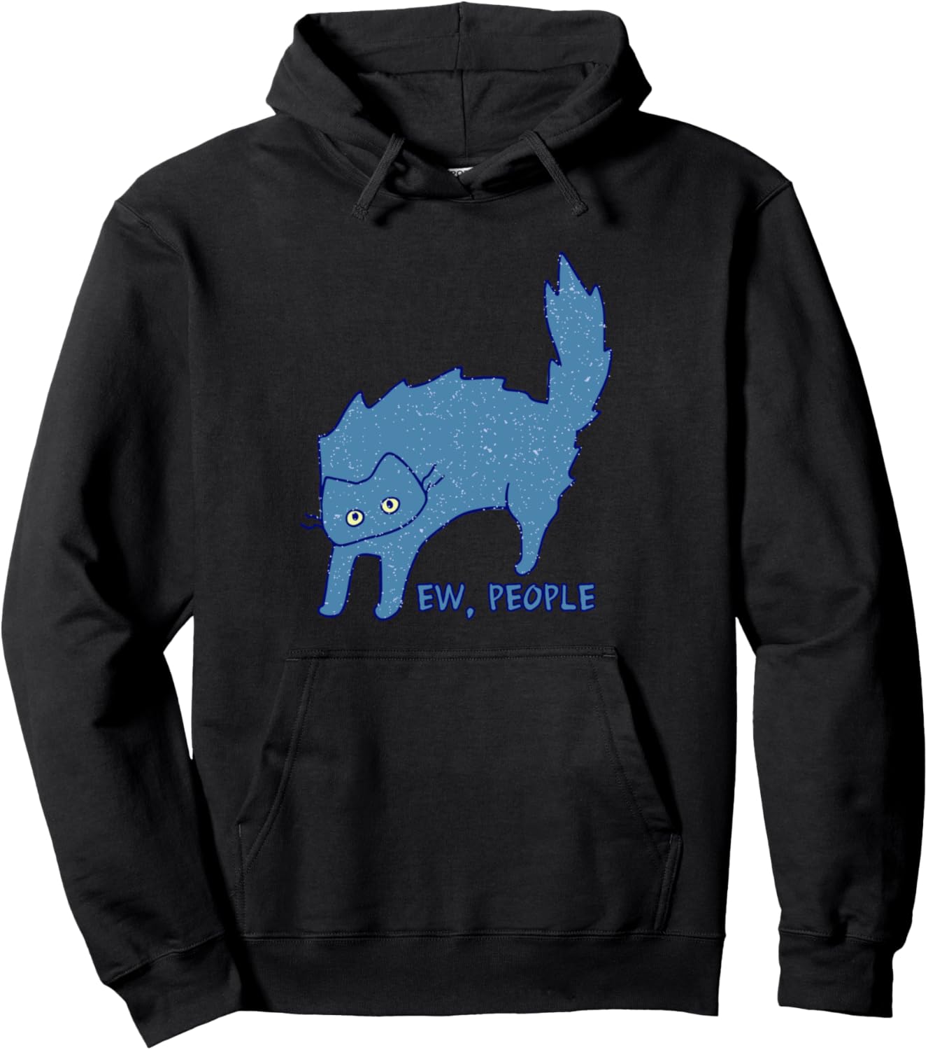 Funny Christmas Cat Ew People Meowy Cat Lovers Men Women Kid Pullover Hoodie