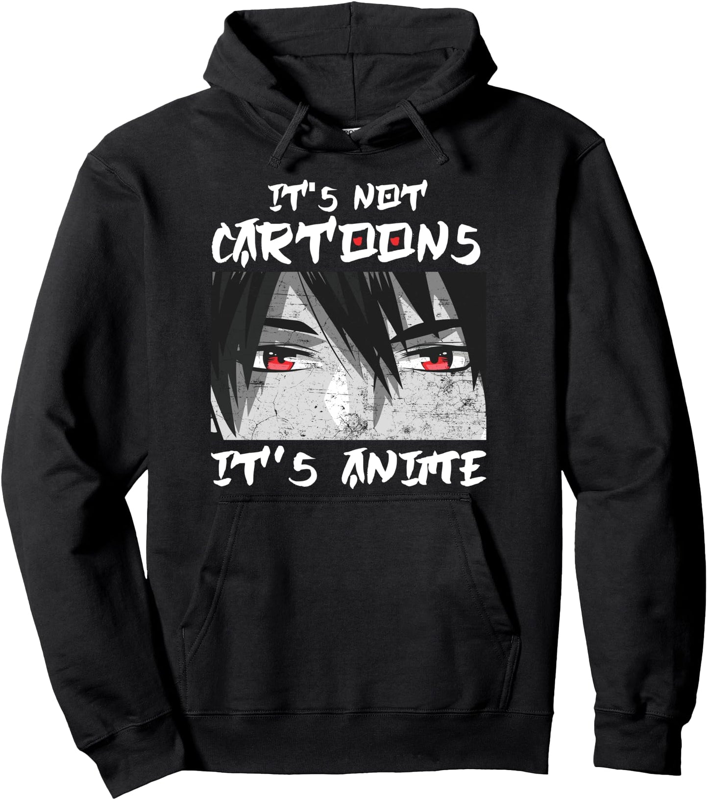 It's Not Cartoons It's Anime Boy Otaku Japanese Manga Kawaii Pullover Hoodie