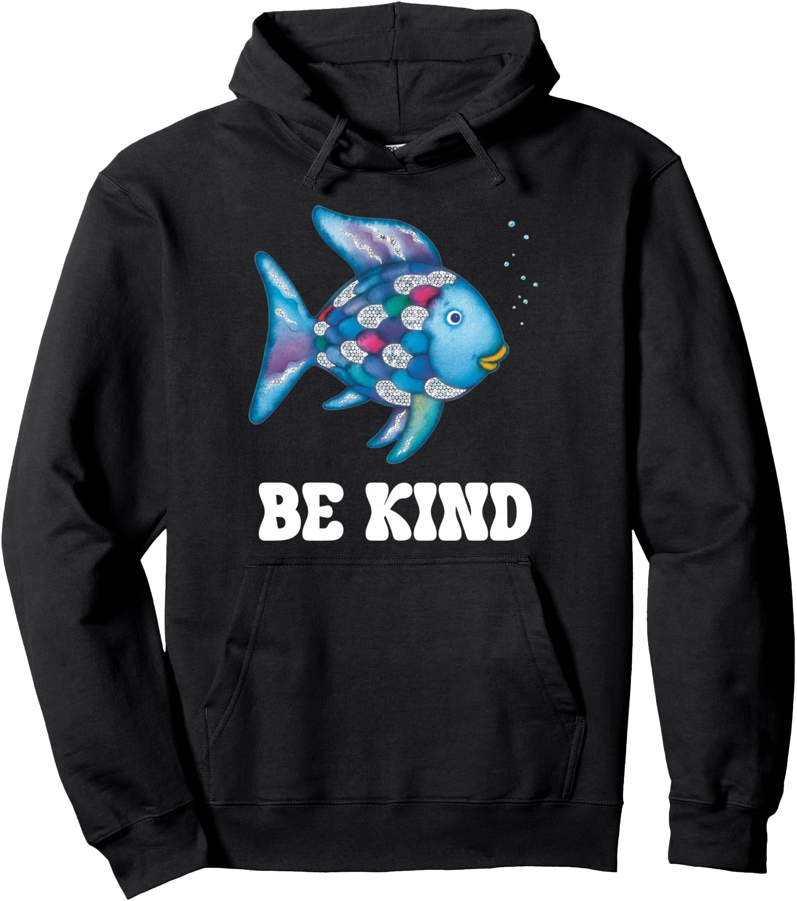 Be Kind Rainbow Fish Teacher Life Teaching Back To School Pullover Hoodie