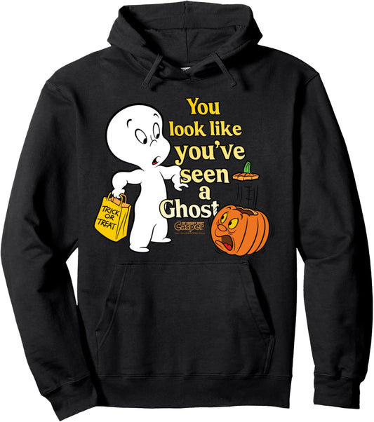 Casper the Friendly Ghost Halloween Like You’ve Seen a Ghost Pullover Hoodie