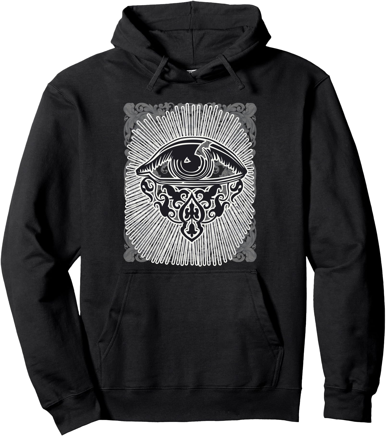 Vaporwave Aesthetic Retro 80s 90s Baroque Eye Japanese Art Pullover Hoodie