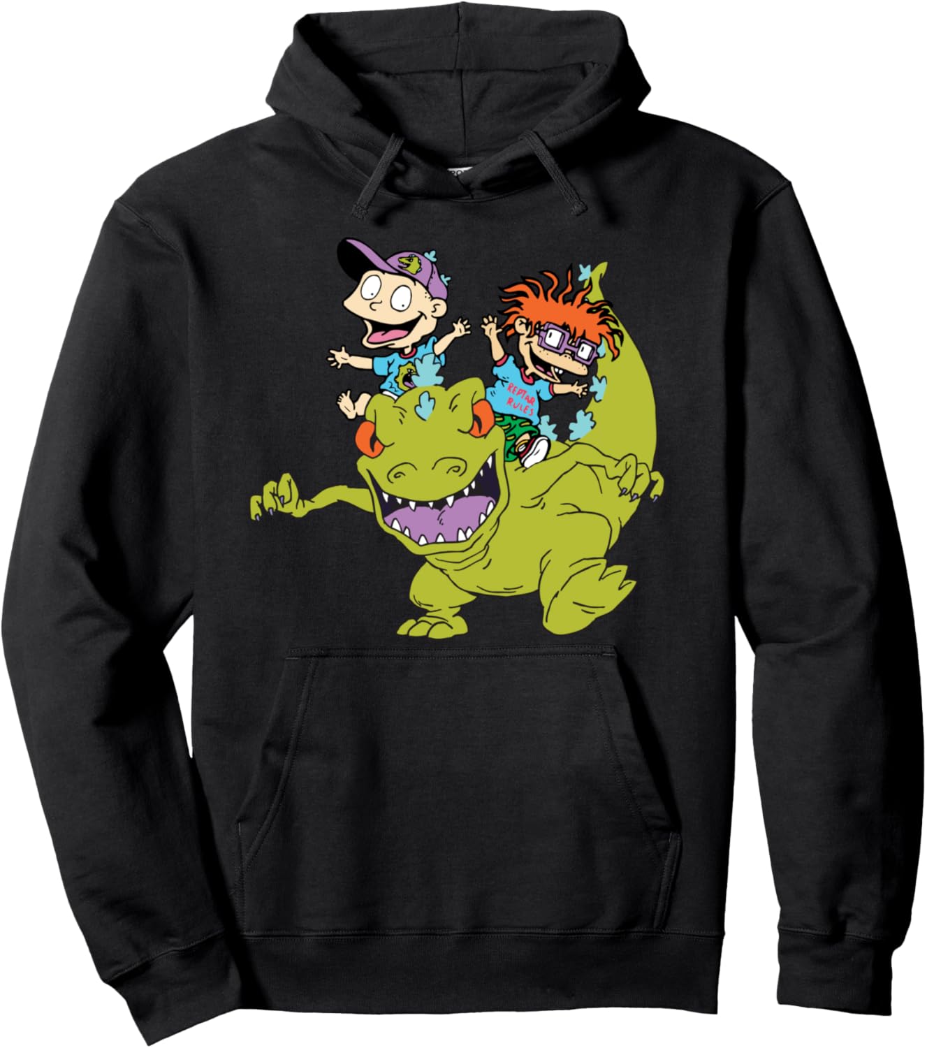 Reptar With Tommy And Chuckie Pullover Hoodie