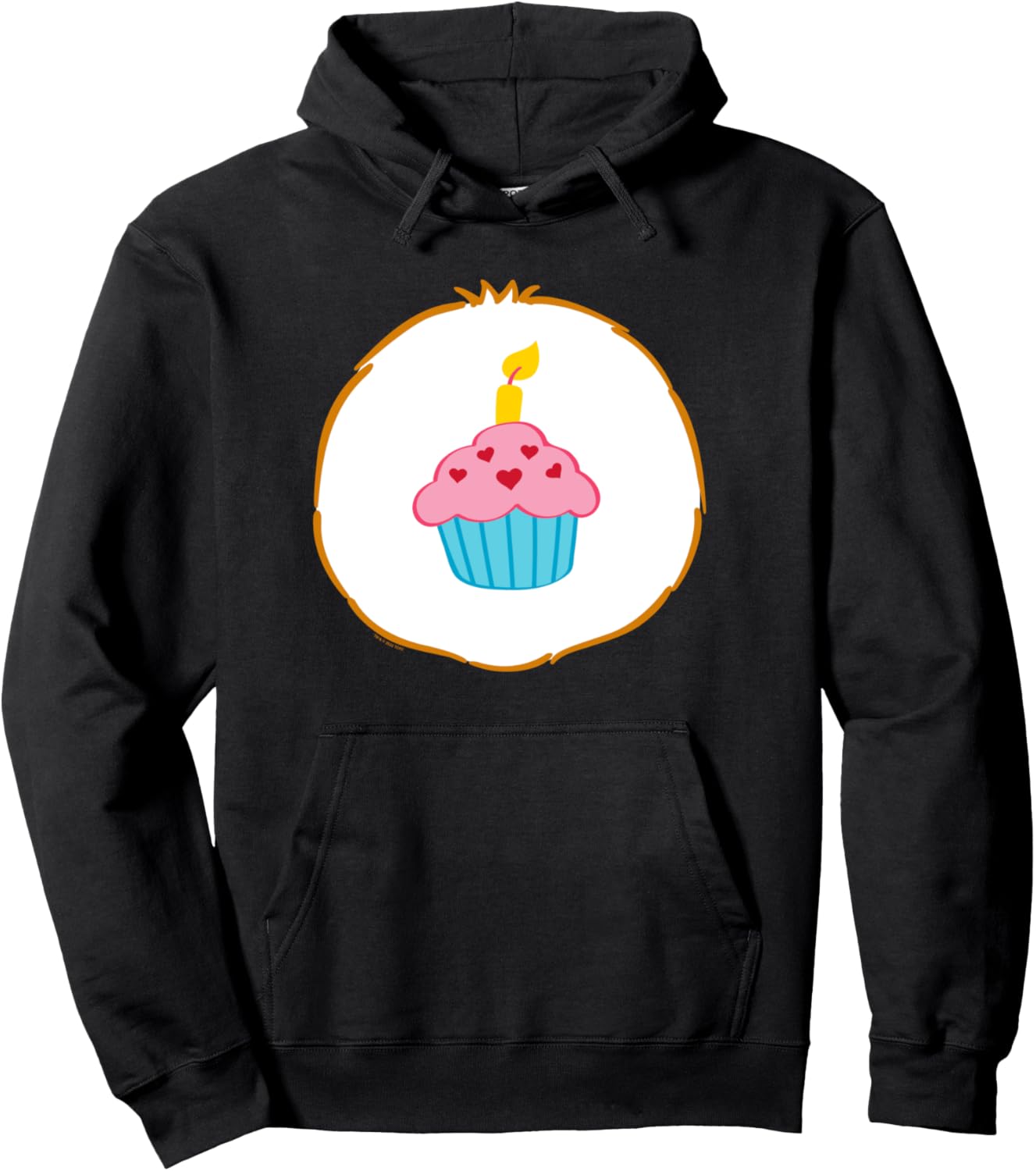 Care Bears Halloween Birthday Bear Cupcake Badge Costume Pullover Hoodie