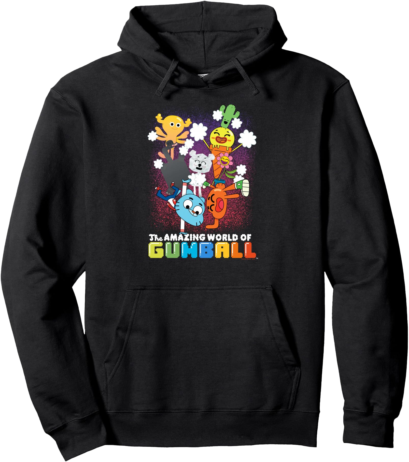 The Amazing World of Gumball Colorful Characters Cartoon Pullover Hoodie