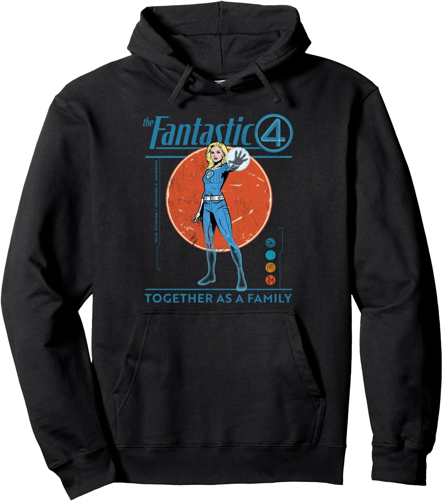 Marvel Fantastic Four: First Steps The Invisible Woman Retro Pullover Hoodie