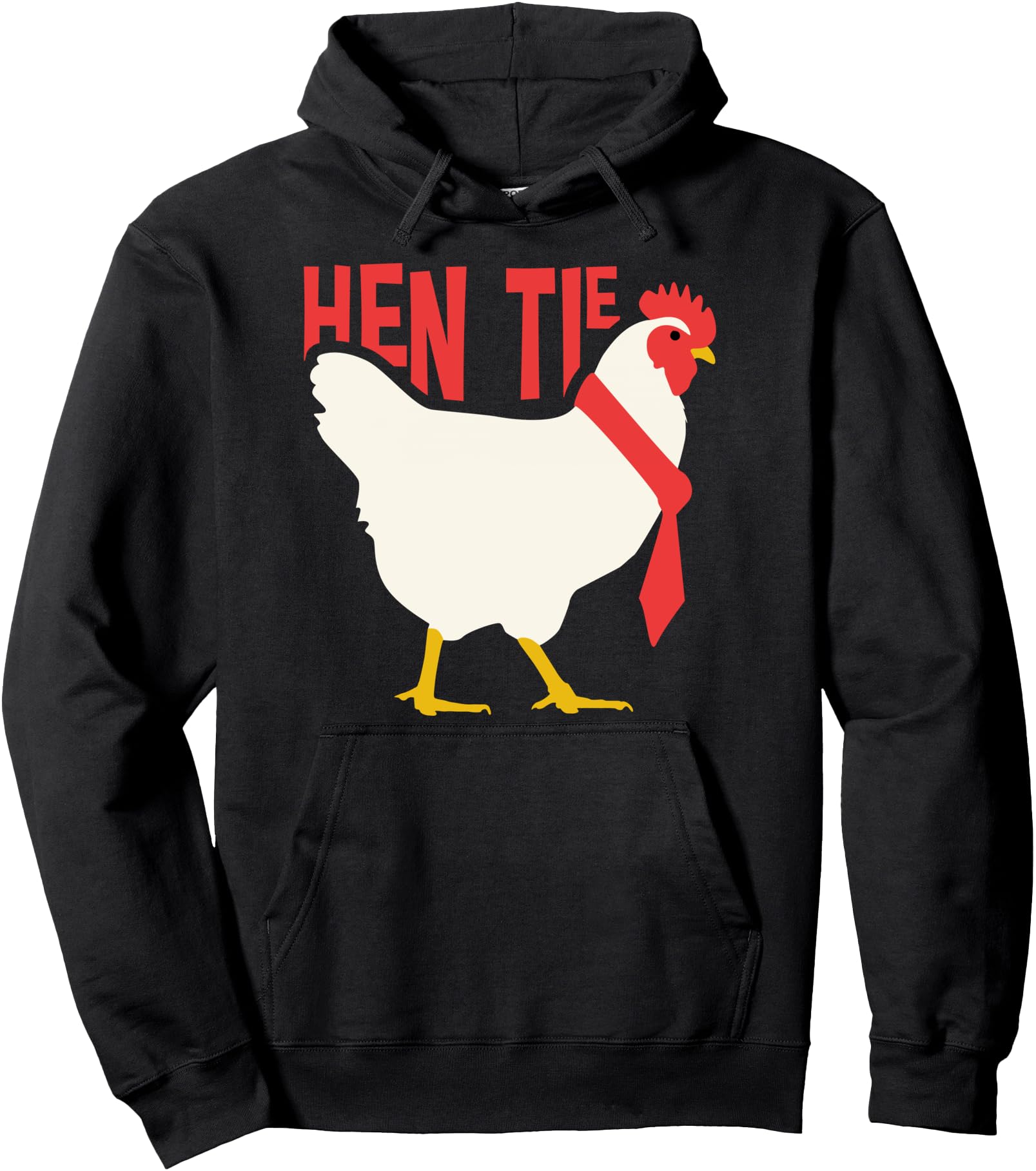 Funny Hen Tie Gift For Men Women Chicken Japanese Anime Pullover Hoodie