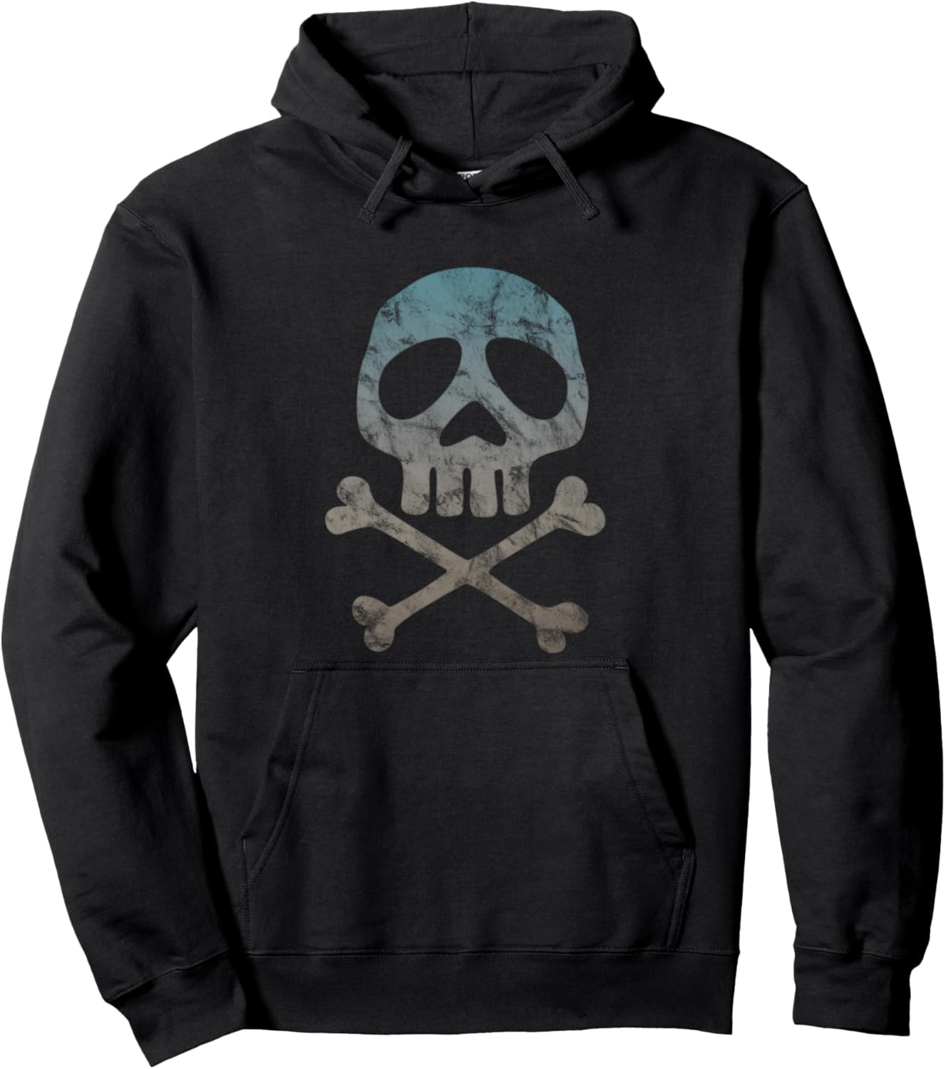 Skull Space Pirate Captain Crossbones Halloween Party Ahoy Pullover Hoodie