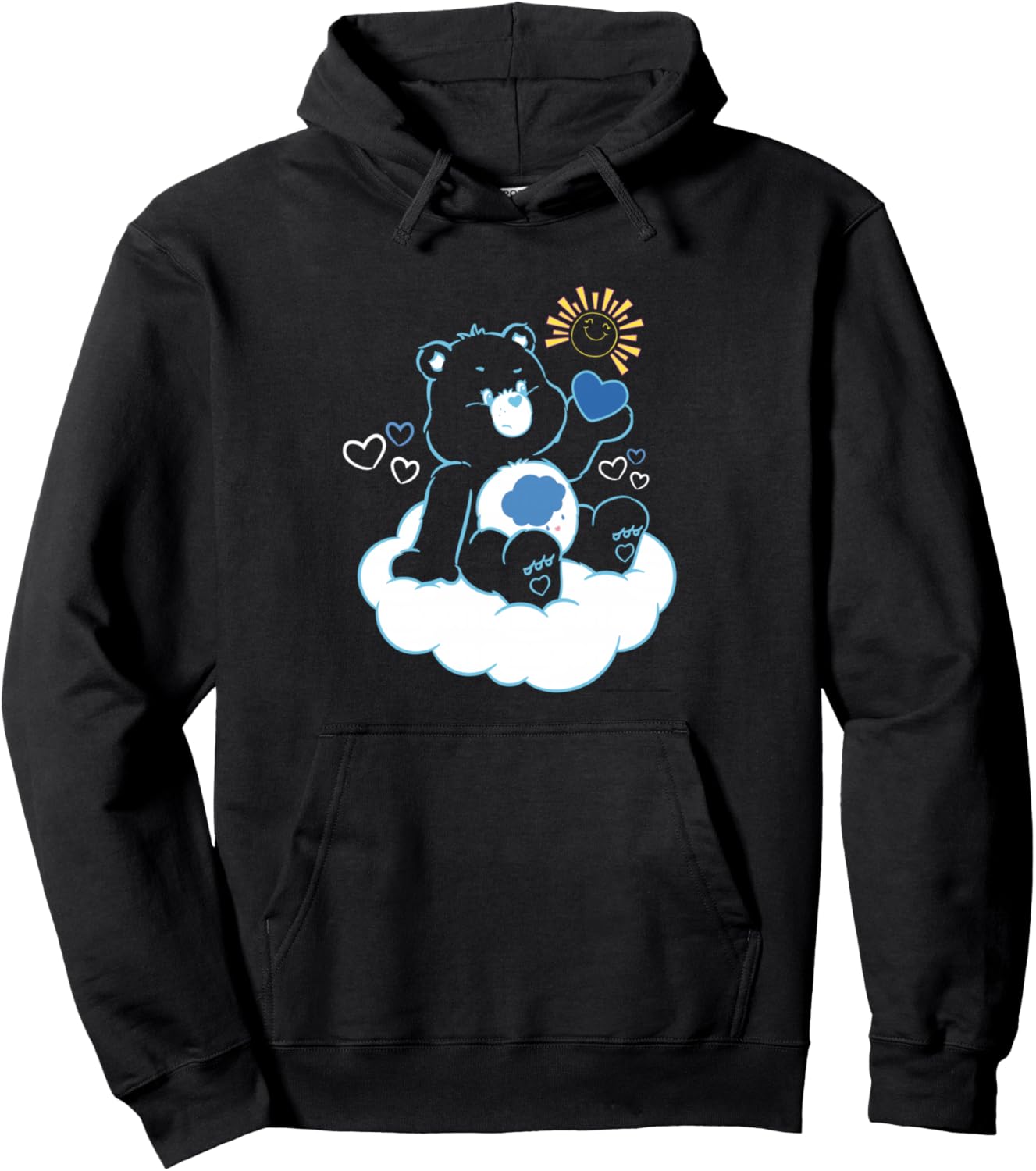 Care Bears Grumpy Bear Cloud Heart Mood Pullover Hoodie