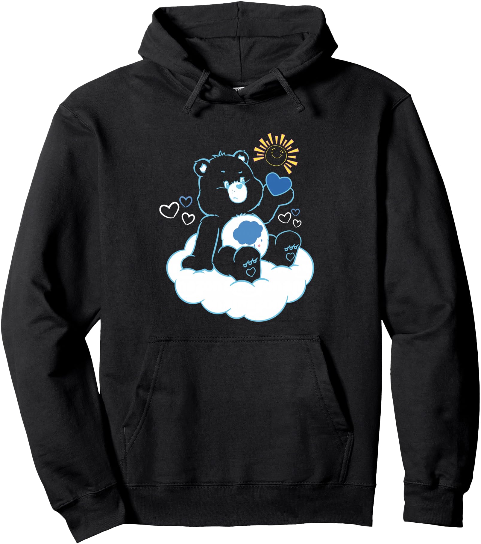 Care Bears Grumpy Bear Cloud Heart Mood Pullover Hoodie