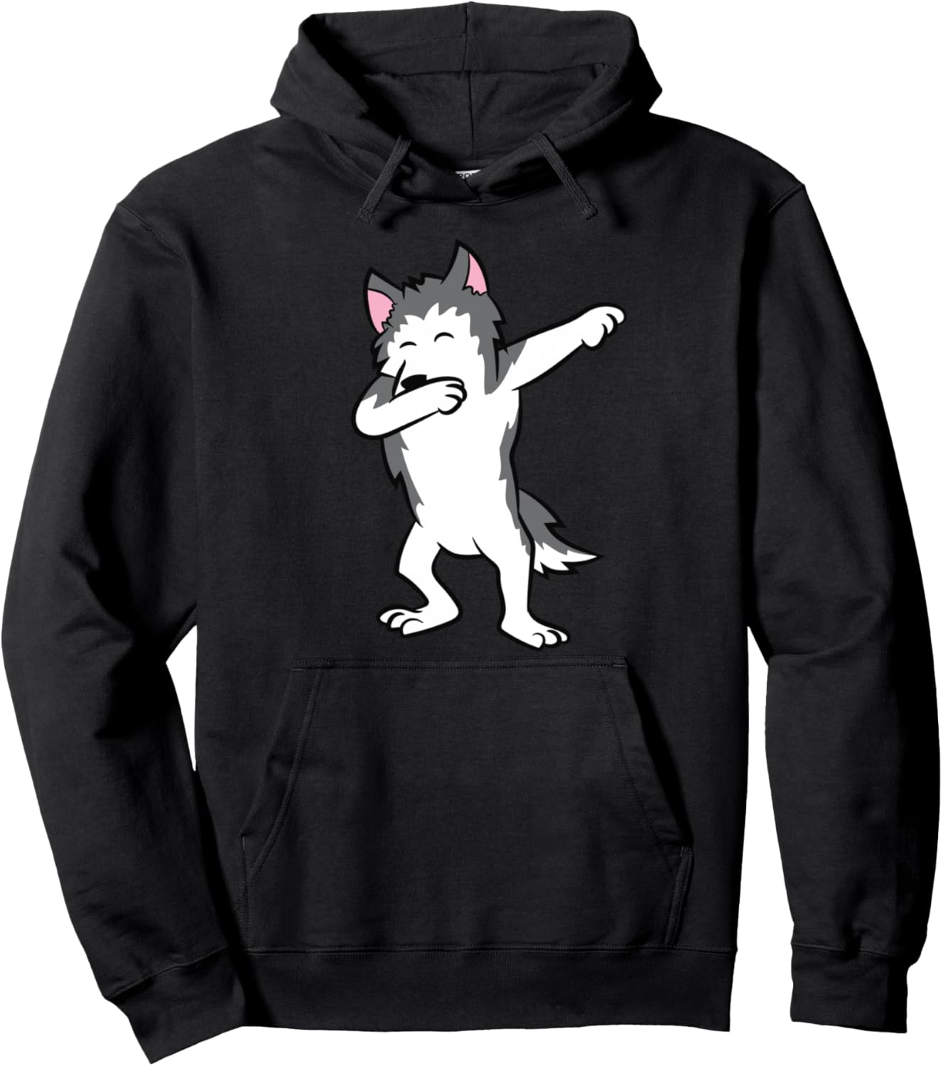Husky Dog Dabbing Husky Love Husky Dogs Dabbing Husky Pullover Hoodie