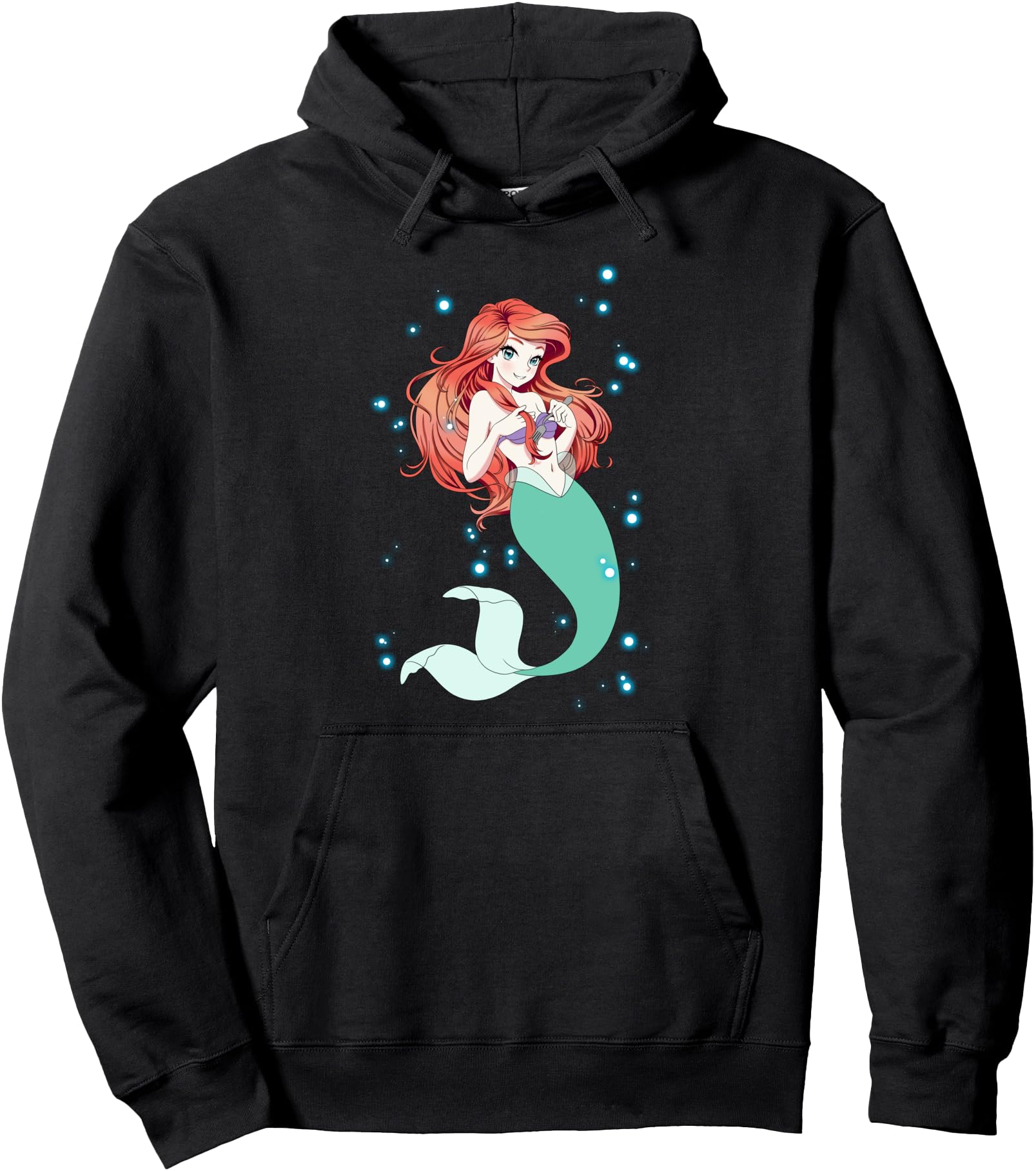 Disney Little Mermaid Anime Ariel Graphic Hoodie Pullover Hoodie
