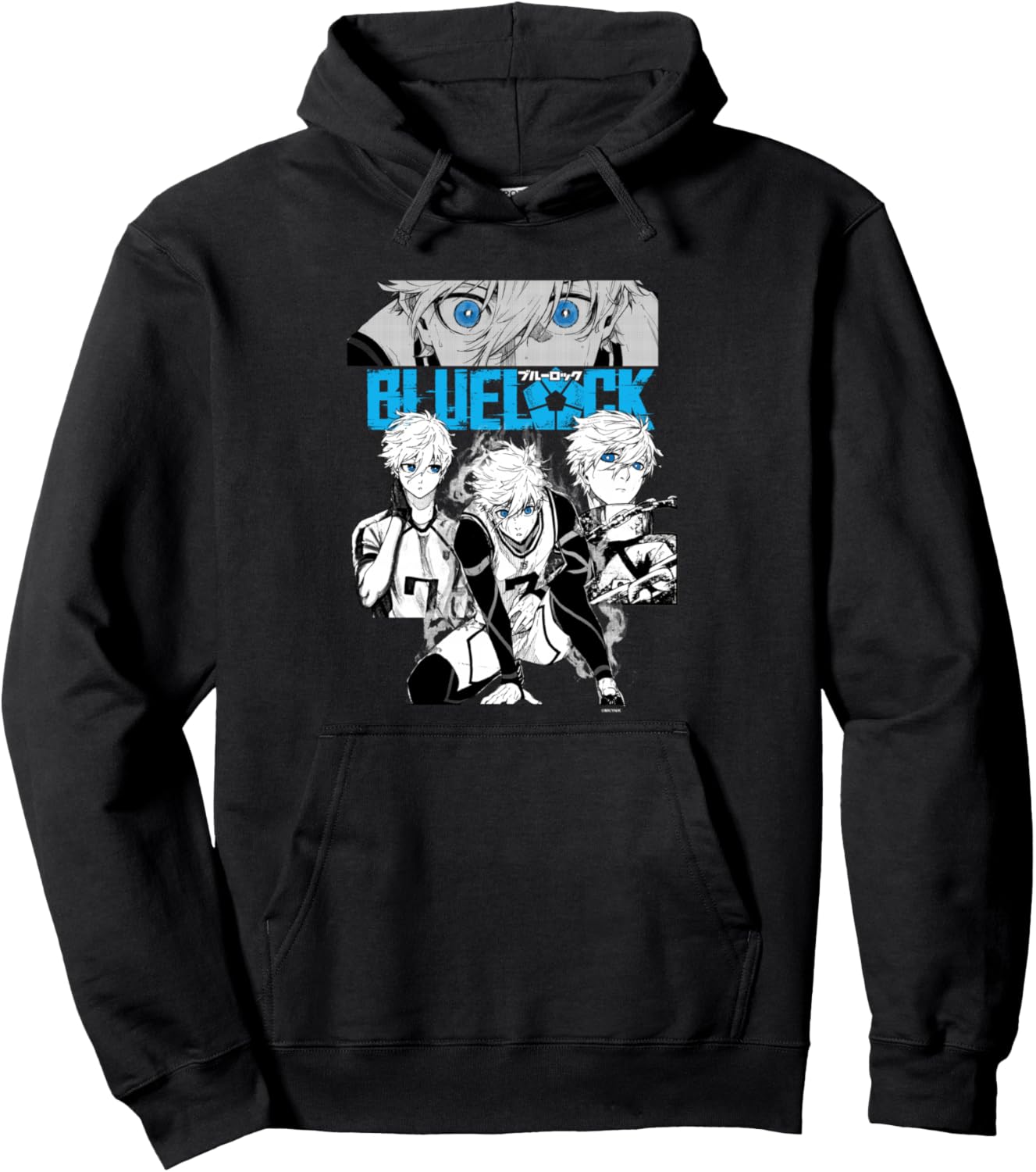 Blue Lock Seishiro Nagi Multiple Scenes Big Chest Portrait Pullover Hoodie
