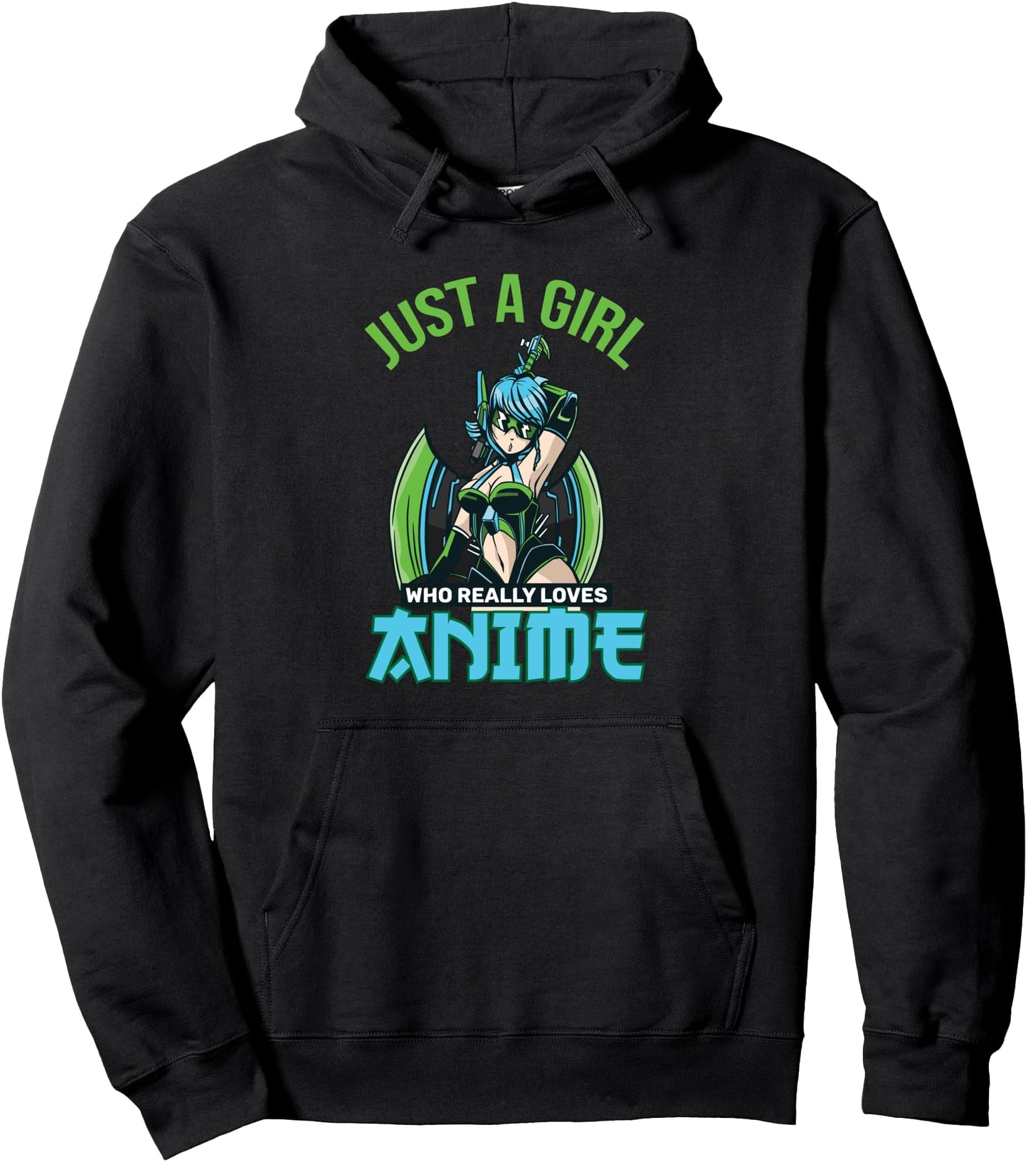 Anime Gifts for teen Girls Just A Girl Who Loves Anime Pullover Hoodie
