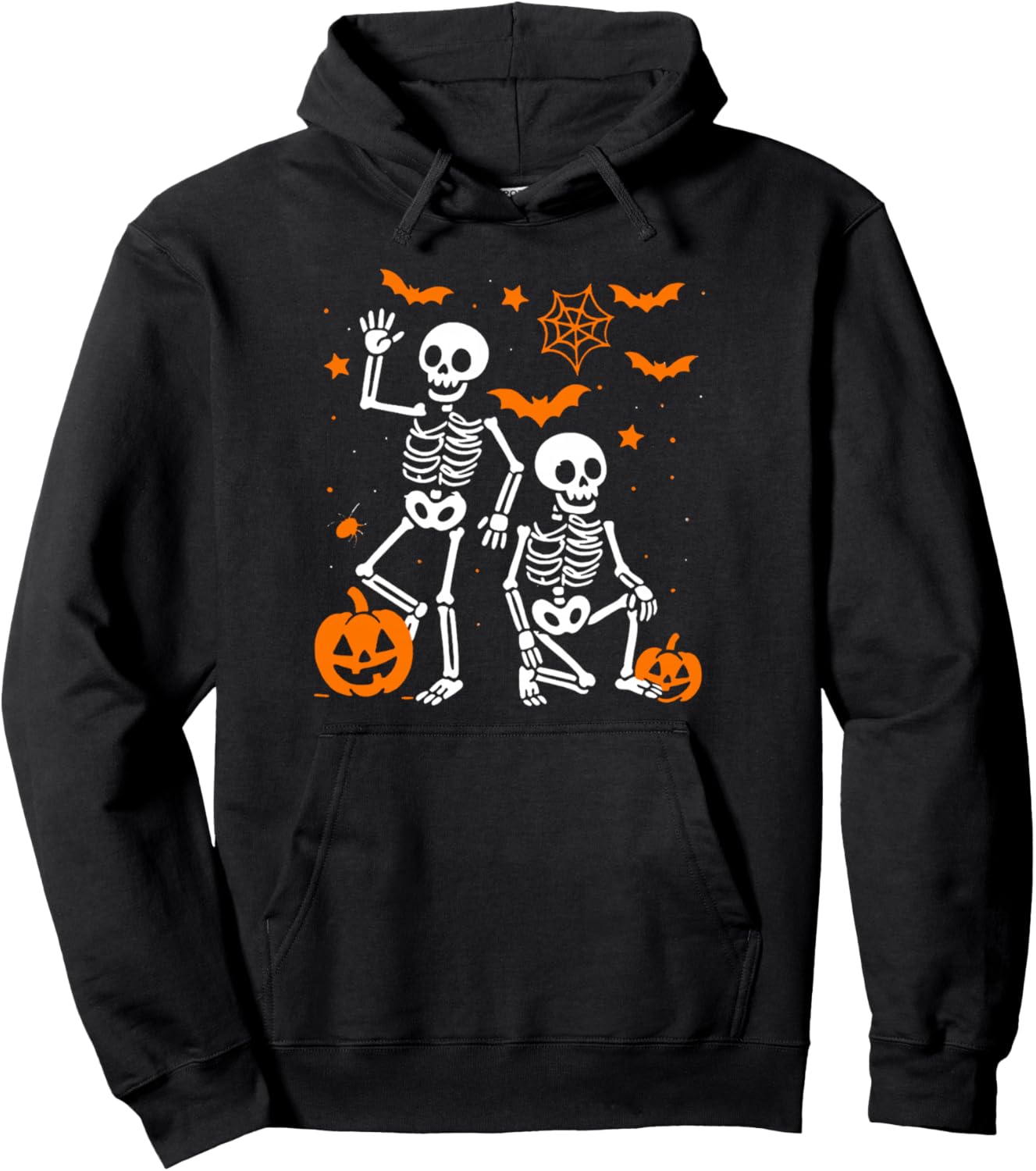 Funny Anti Trump Halloween Skeleton Pullover Hoodie
