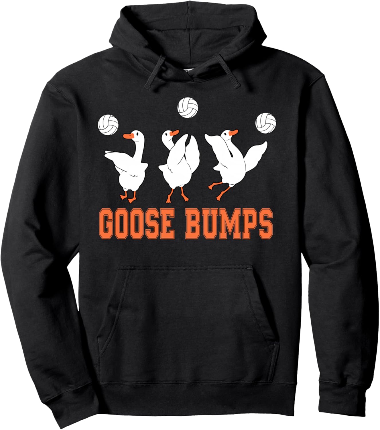 Goose Bump Volleyball Coach Funny PE Teacher Sport Lover Pullover Hoodie