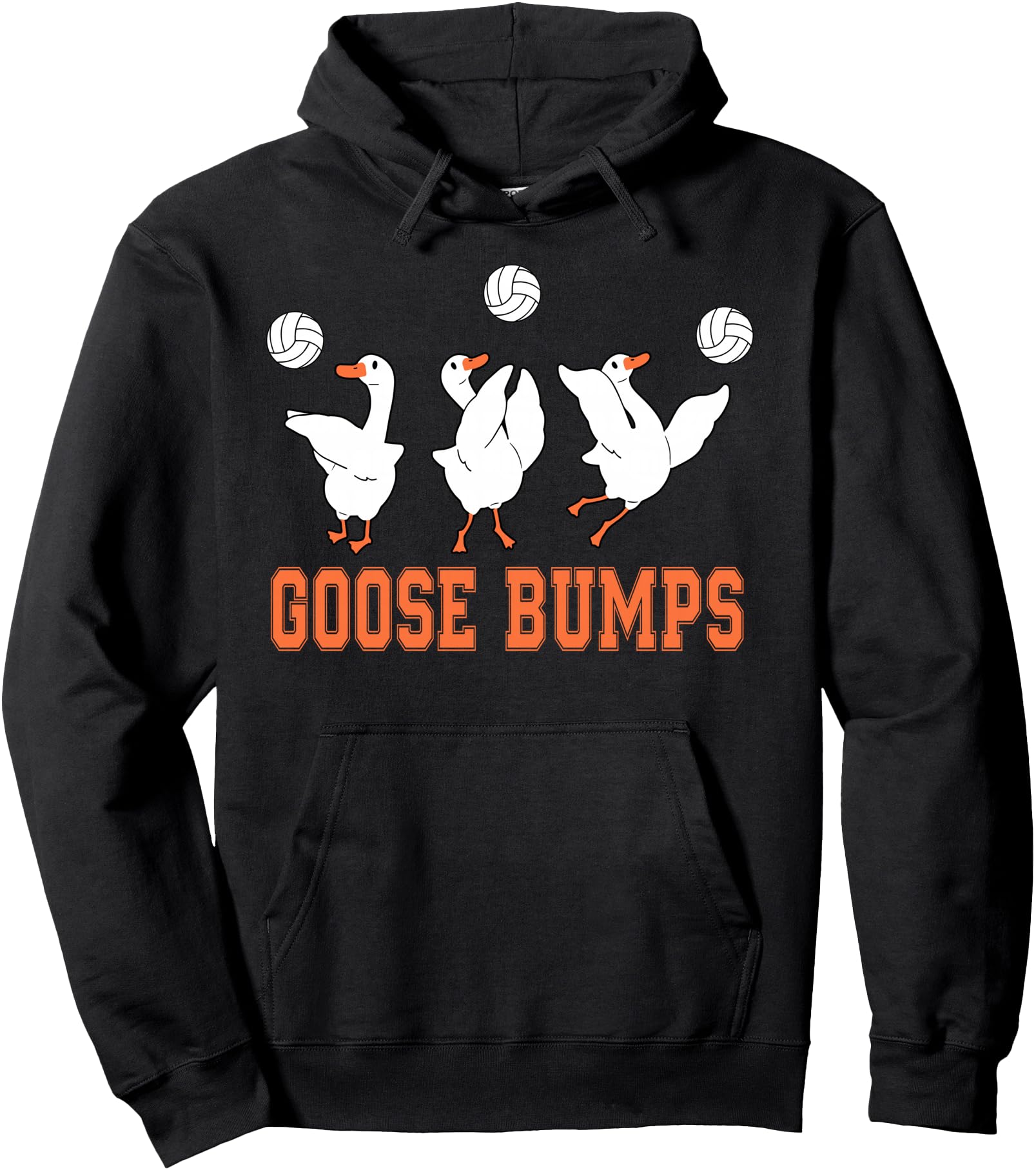 Goose Bump Volleyball Coach Funny PE Teacher Sport Lover Pullover Hoodie