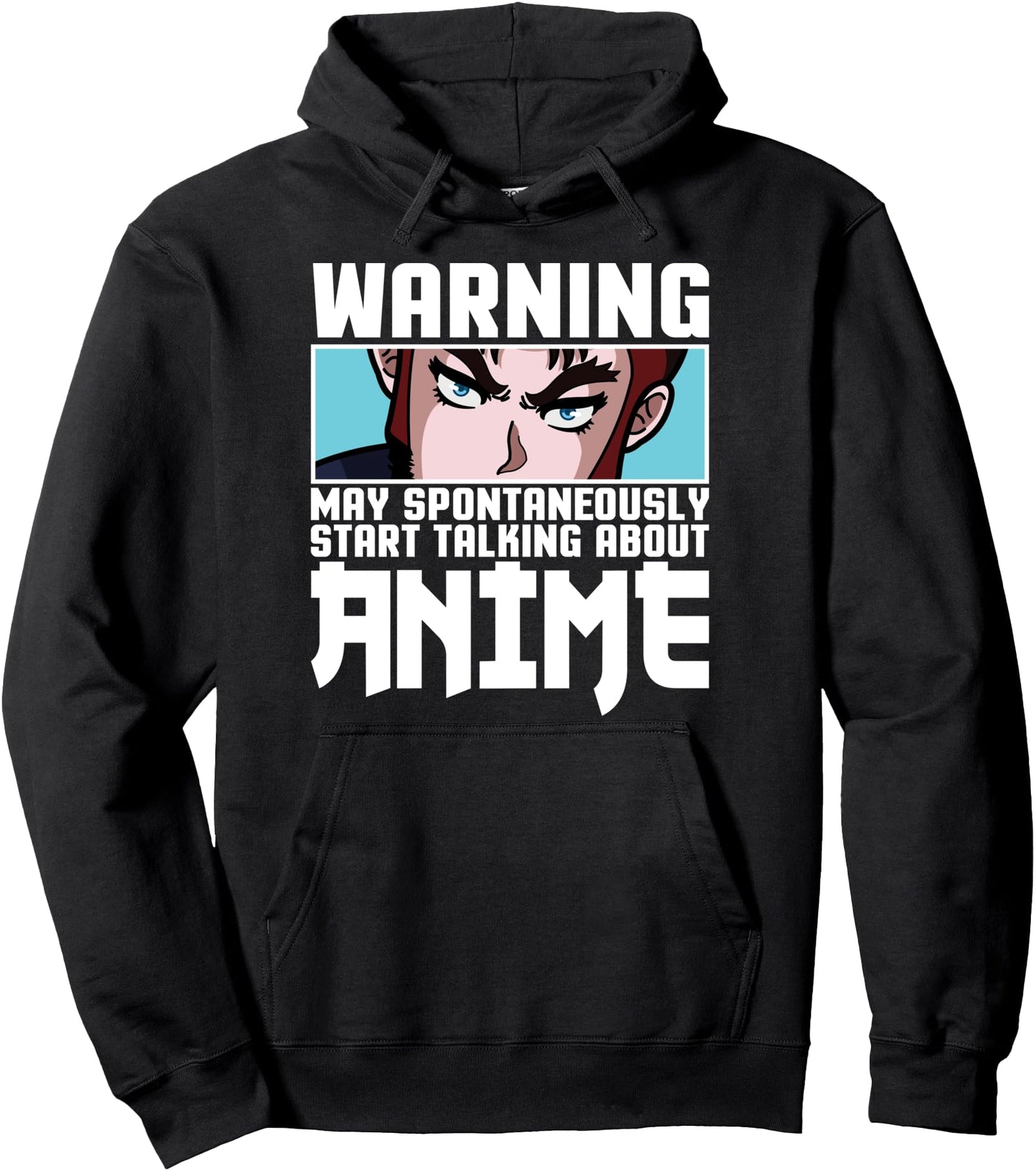Anime, Men Boys, Funny Quote, Saying, Manga, Anime Lover Pullover Hoodie
