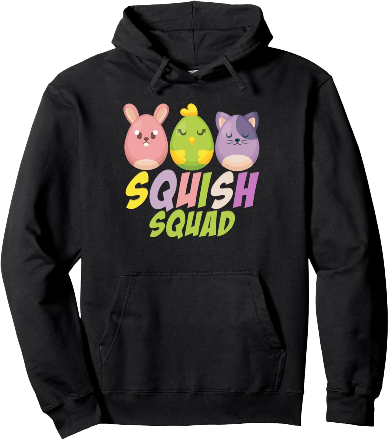 Squish Squad Apparel, Squishy Toy Era, Squishy Squad Pullover Hoodie