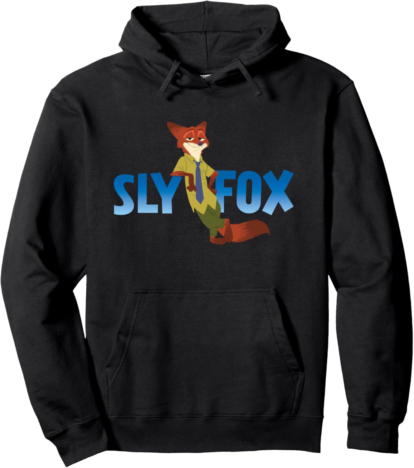 Disney Zootopia Nick Wilde Sly Fox Pullover Hoodie