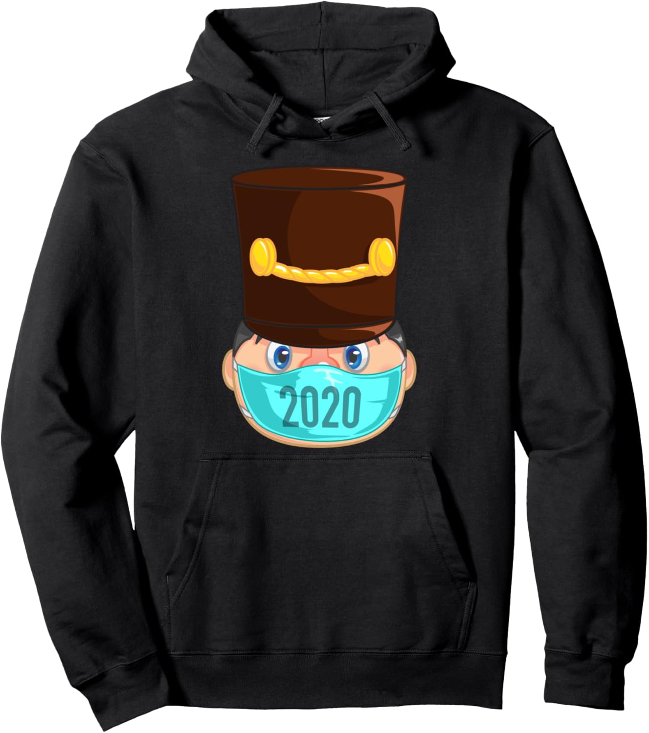 Nutcracker Face Mask Christmas 2020 Family Pajamas XMas Pullover Hoodie