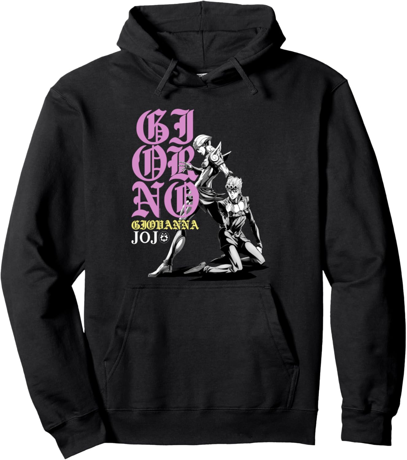 JoJo's Bizarre Adventure Giorno & Golden Wind Pose Anime Pullover Hoodie