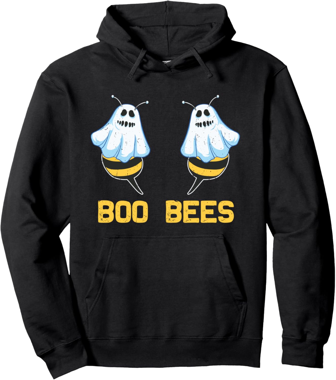 Boo Bees Ghost Halloween Couple Costume Funny Bee Pullover Hoodie