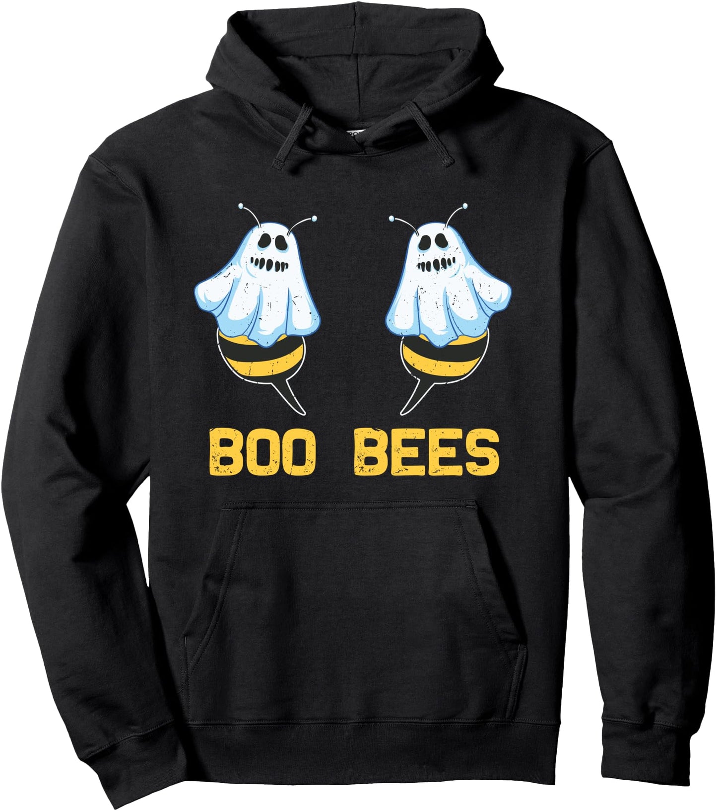 Boo Bees Ghost Halloween Couple Costume Funny Bee Pullover Hoodie