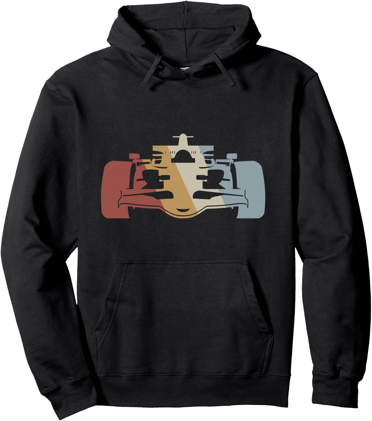 Racing Car Retro Style Vintage Pullover Hoodie
