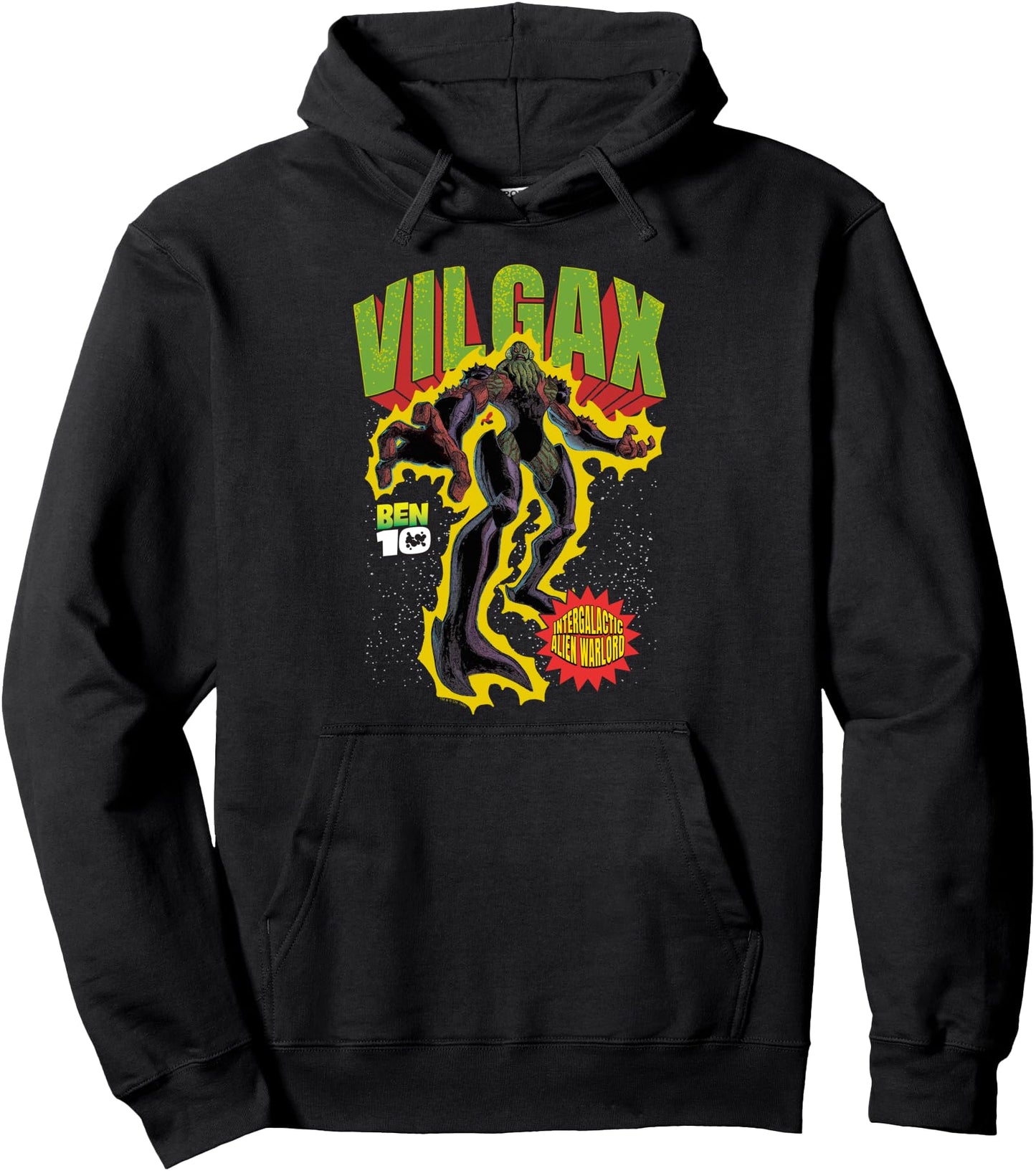 Ben 10 Vilgax Alien Villain Warlord Distressed Cartoon Pullover Hoodie