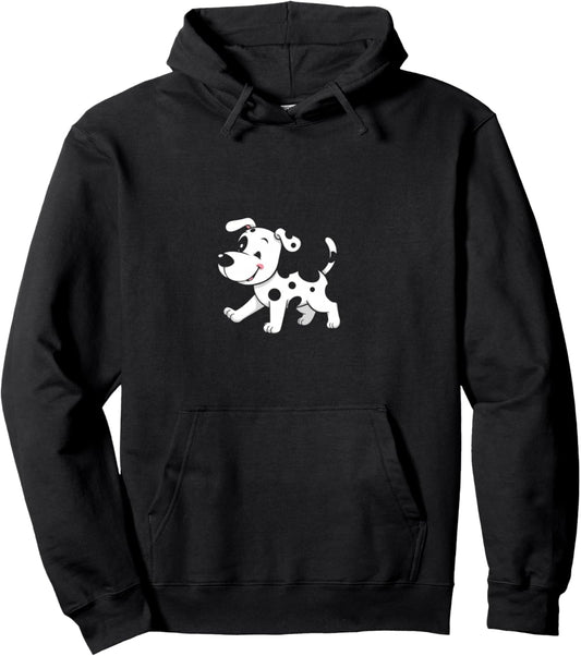 Cartoon Dalmatian Puppy Pullover Hoodie