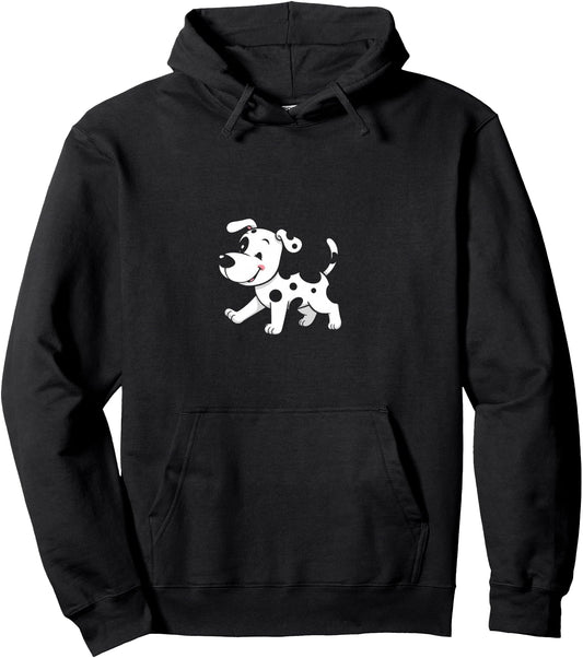 Cartoon Dalmatian Puppy Pullover Hoodie