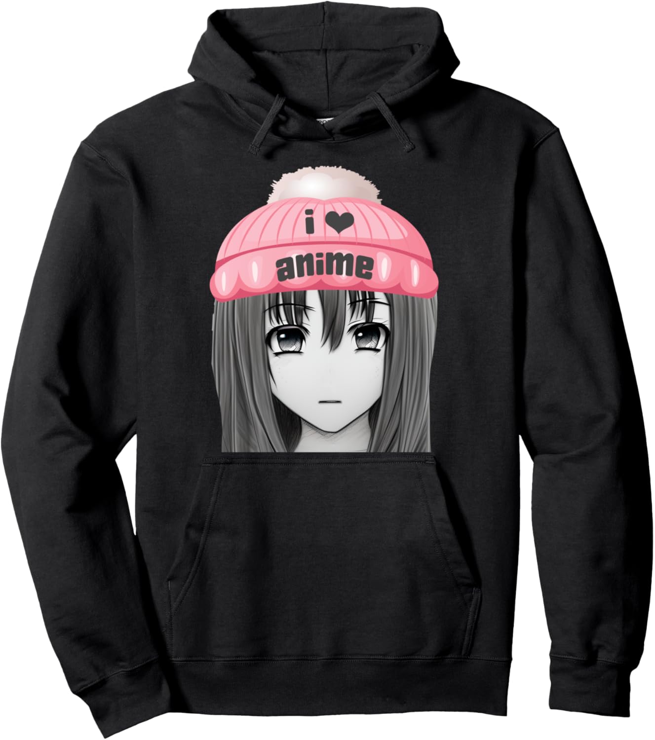 Anime Otaku Manga Kawaii Japanese Anime I Heart Anime Girls Pullover Hoodie