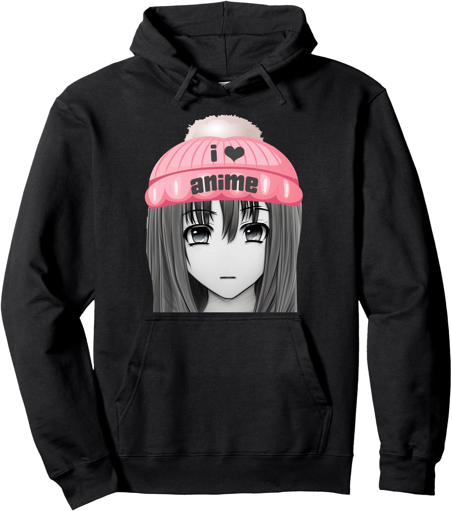 Anime Otaku Manga Kawaii Japanese Anime I Heart Anime Girls Pullover Hoodie