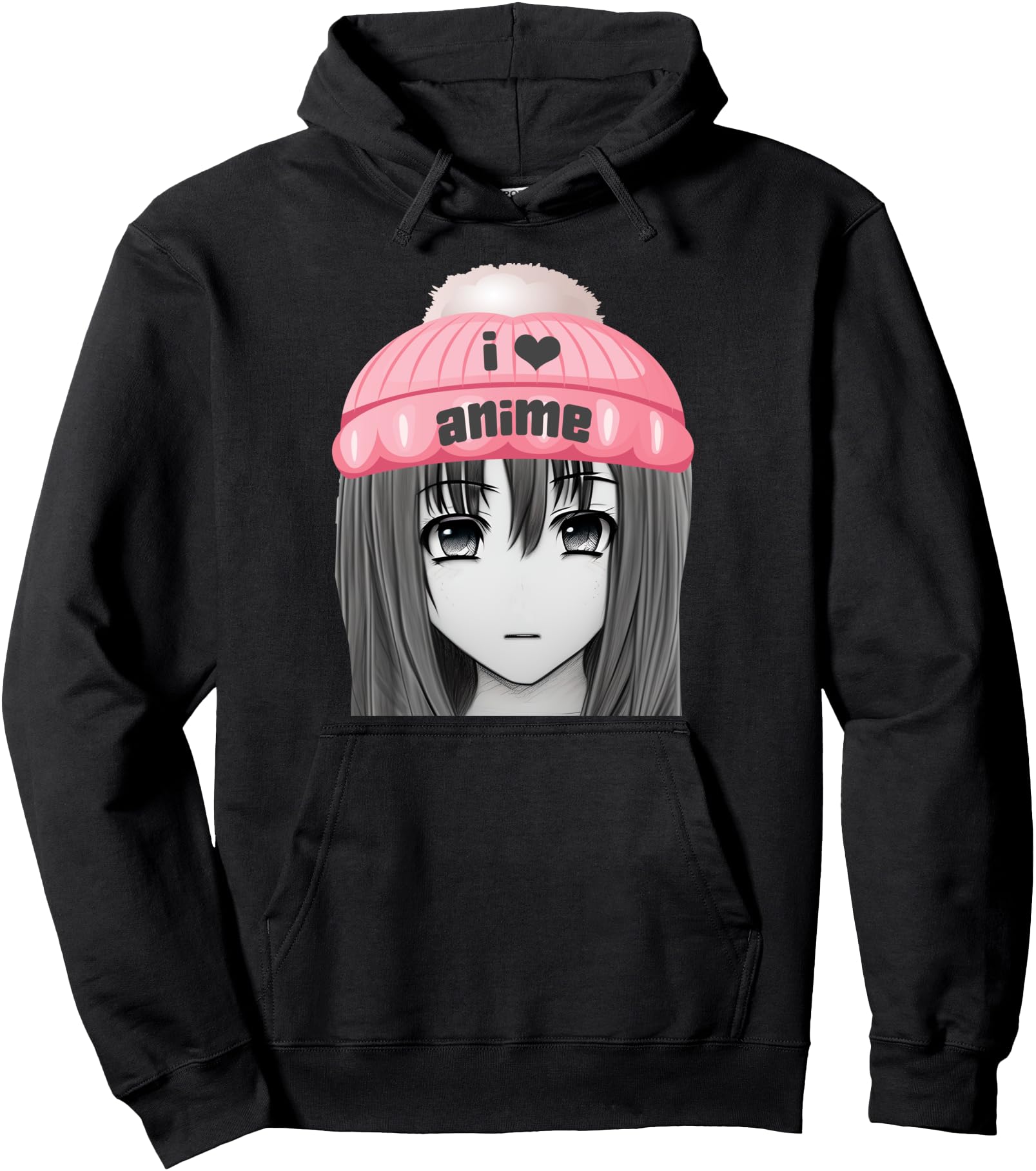 Anime Otaku Manga Kawaii Japanese Anime I Heart Anime Girls Pullover Hoodie