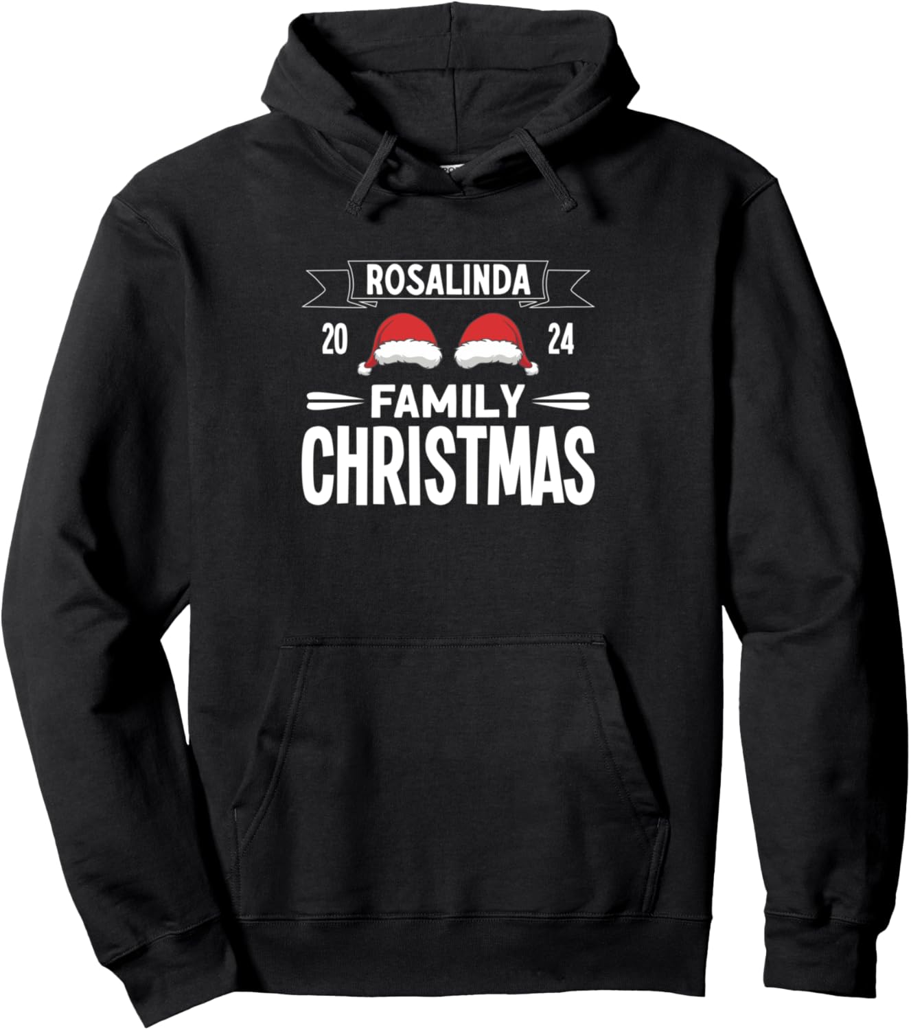 Celebrating 2024 Family Christmas - Rosalinda Christmas Pullover Hoodie