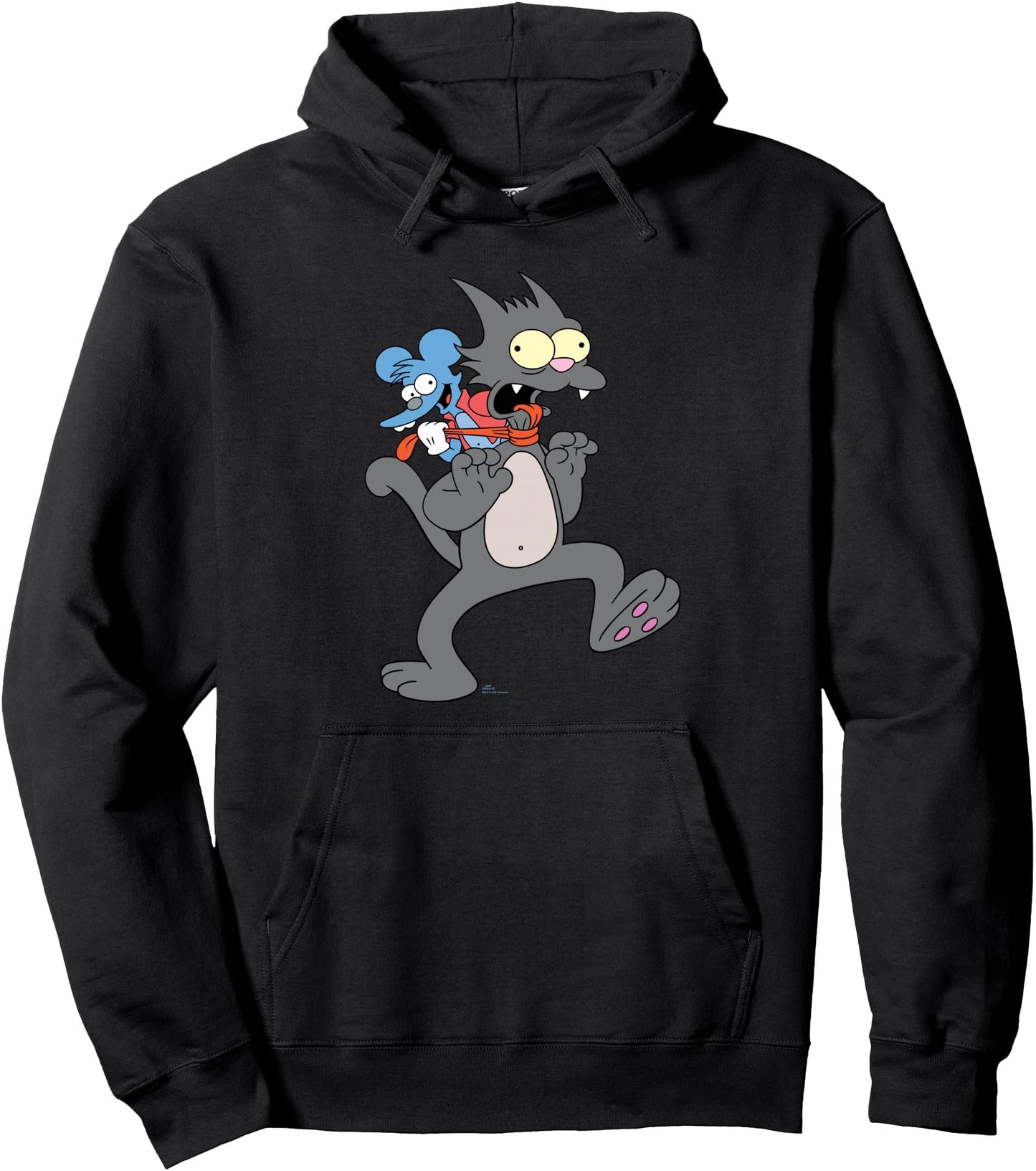 The Simpsons Itchy & Scratchy Show Funny Valentine's Day Pullover Hoodie